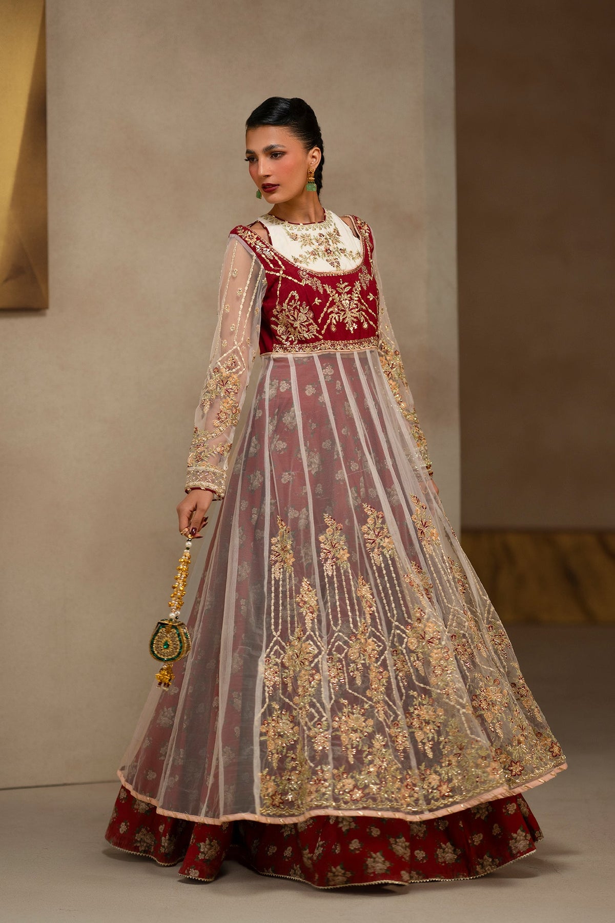 EMBROIDERED SUIT (E1245-104-306)