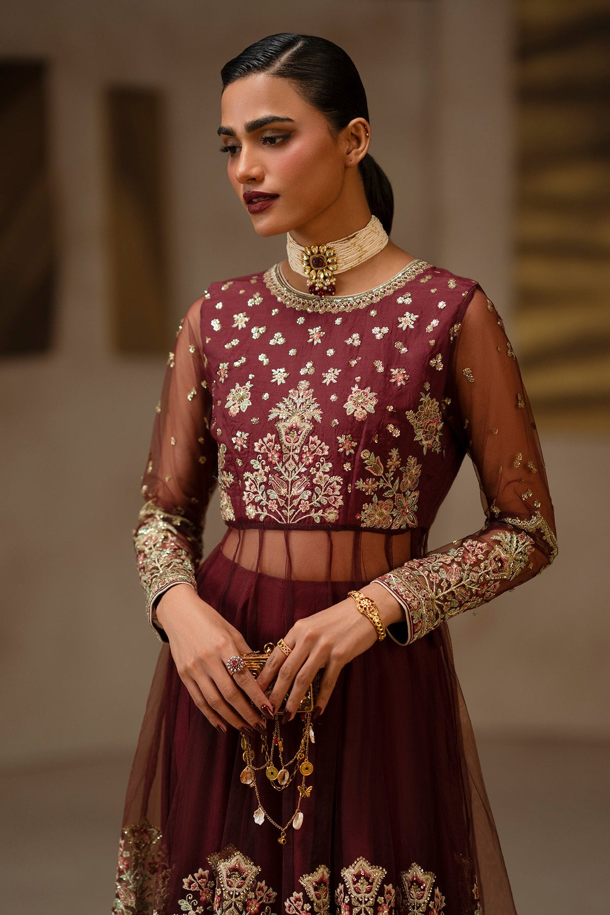 EMBROIDERED SUIT (E1254-104-305)