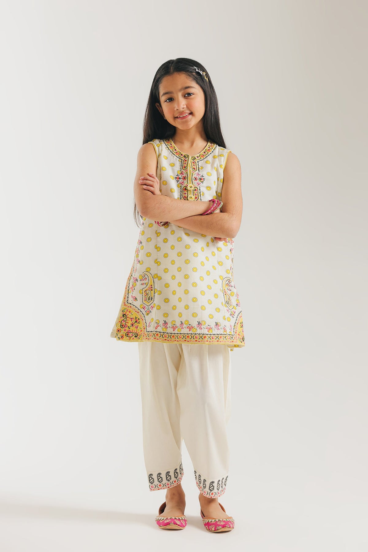 EMBROIDERED SUIT (E1516/402/005 E1516/302/005)