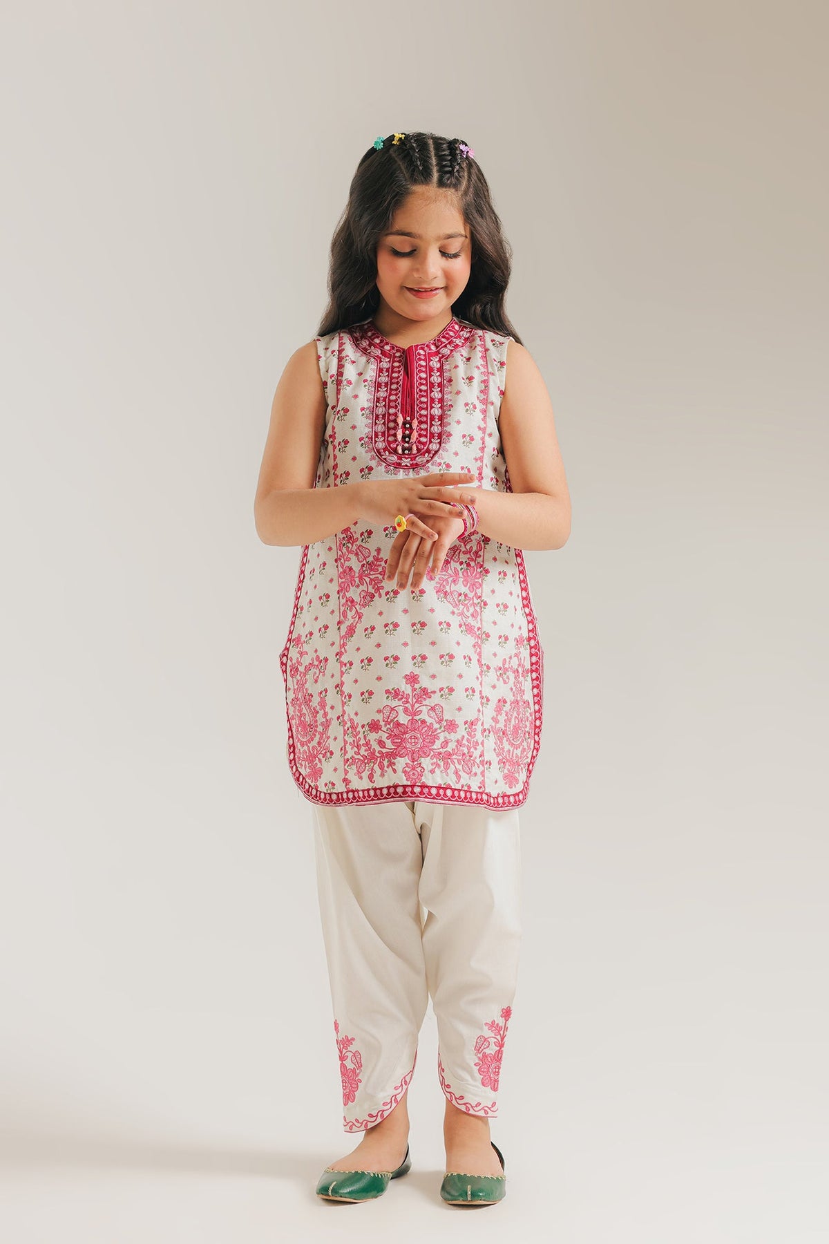 EMBROIDERED SUIT (E1517/402/005 E1517/302/005)