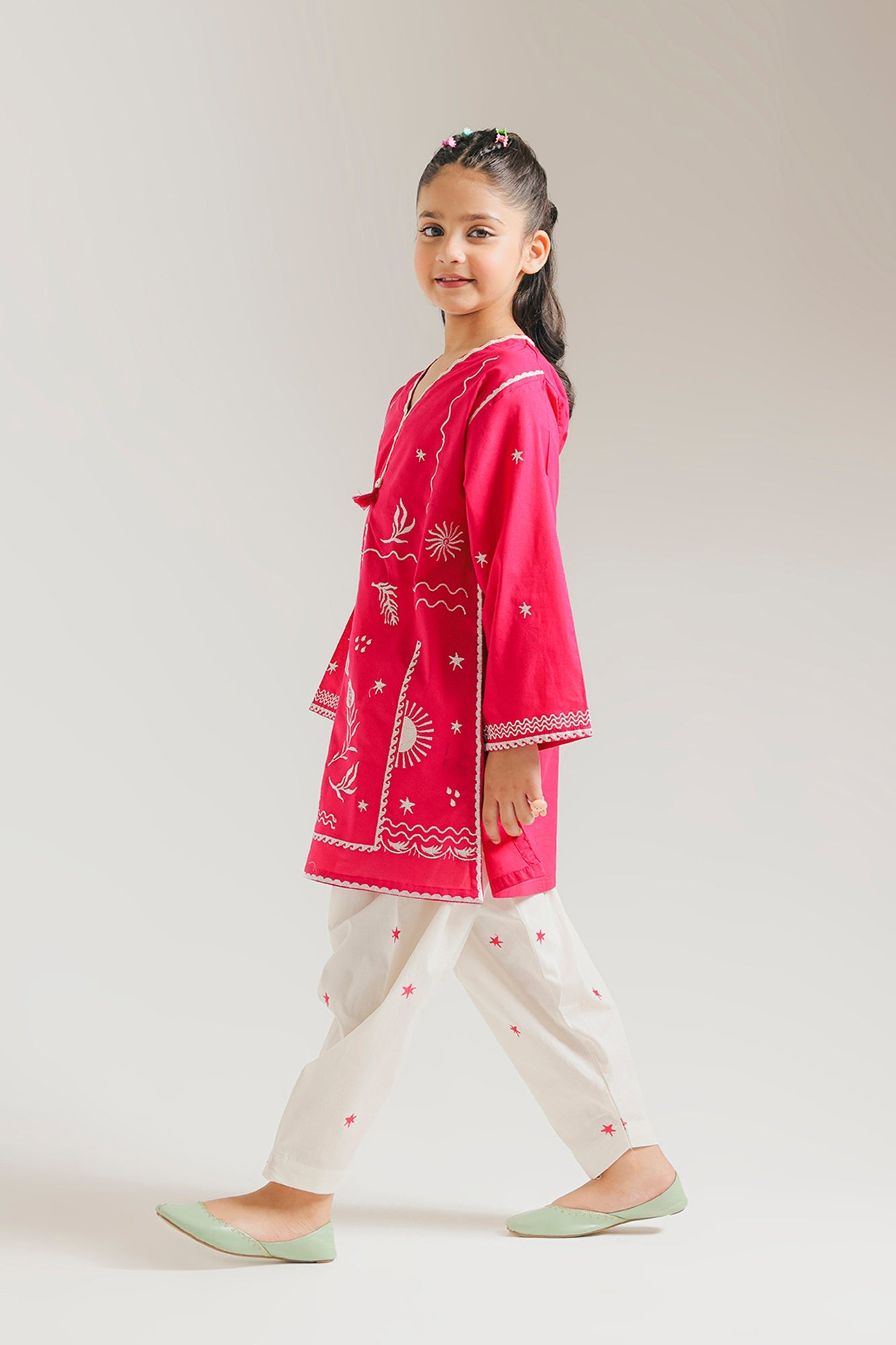 EMBROIDERED SUIT (E1585/402/406 E1585/302/406)
