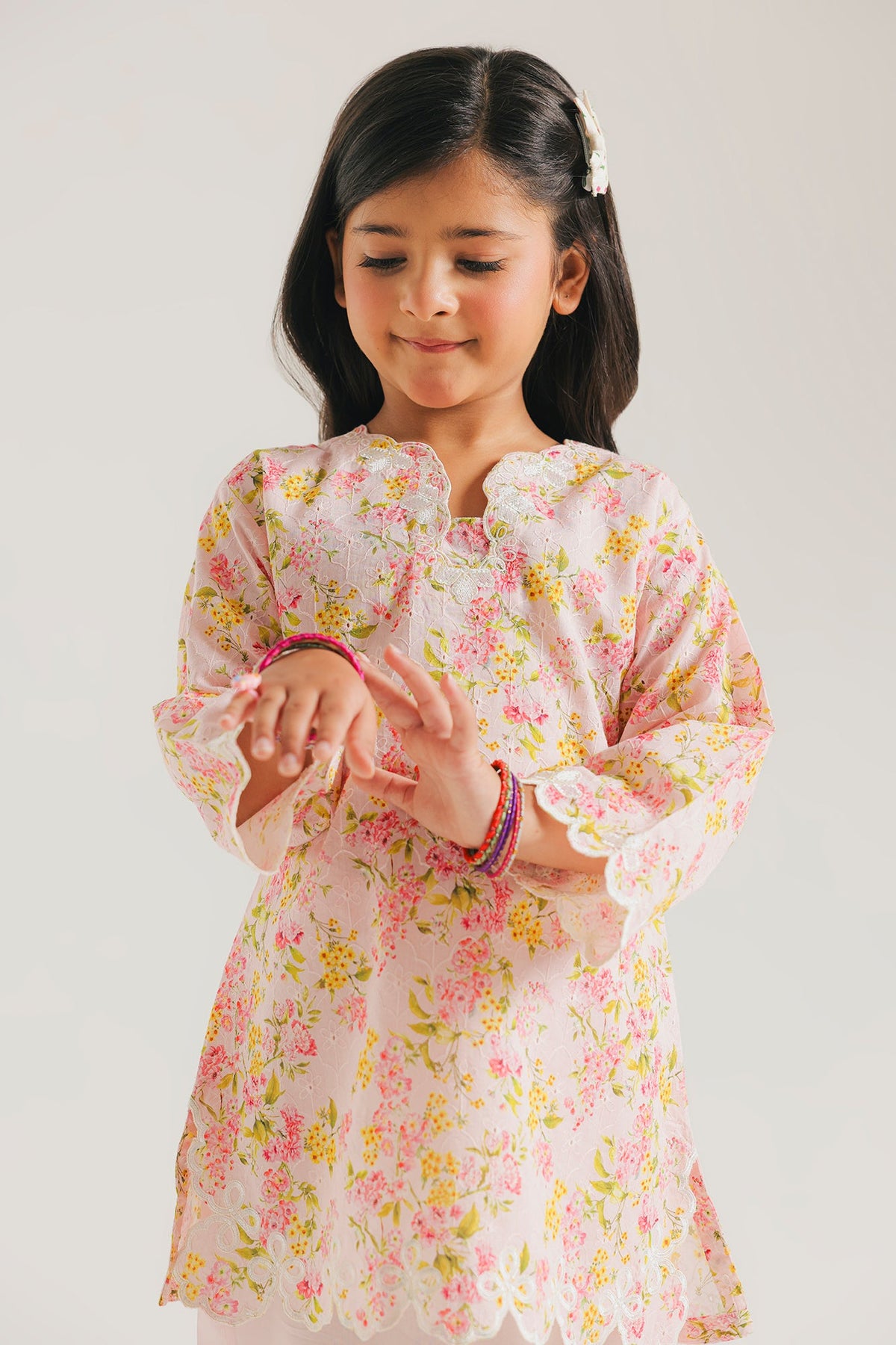 EMBROIDERED SUIT (E1597/402/426 E1597/302/426)