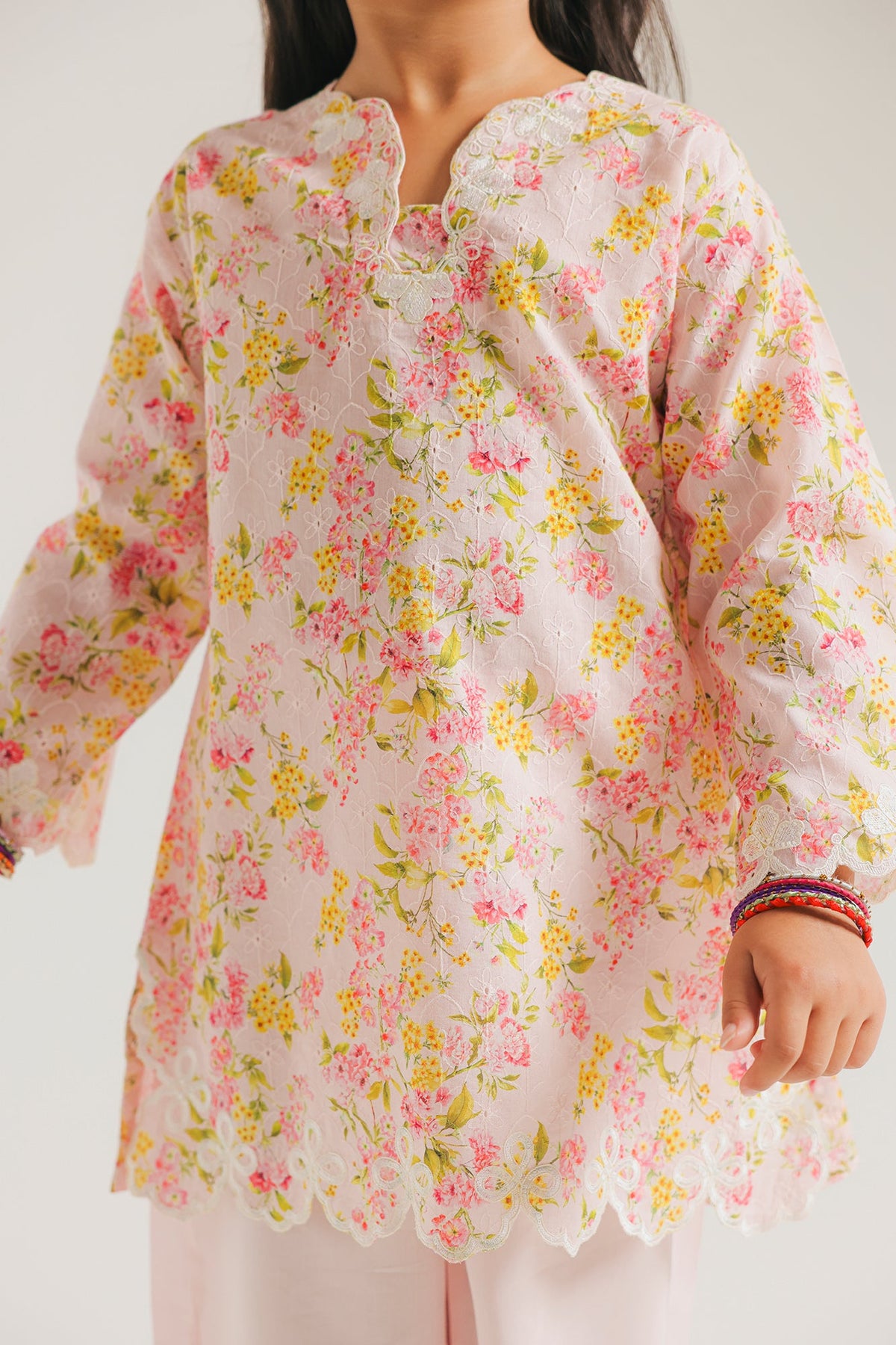 EMBROIDERED SUIT (E1597/402/426 E1597/302/426)