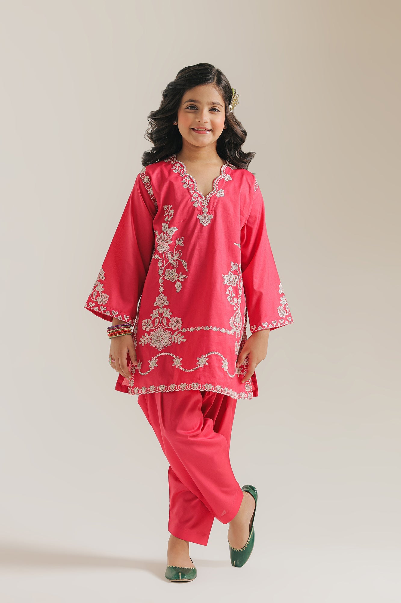 EMBROIDERED SUIT (E1601/402/309 E1601/302/309)