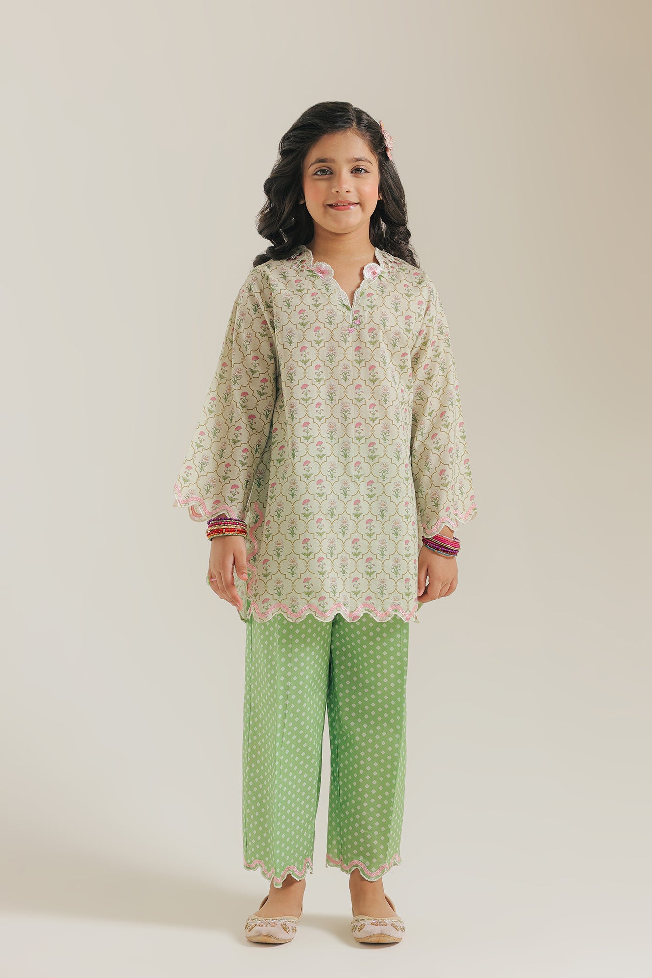 EMBROIDERED SUIT (E1603/402/006 E1603/302/006)