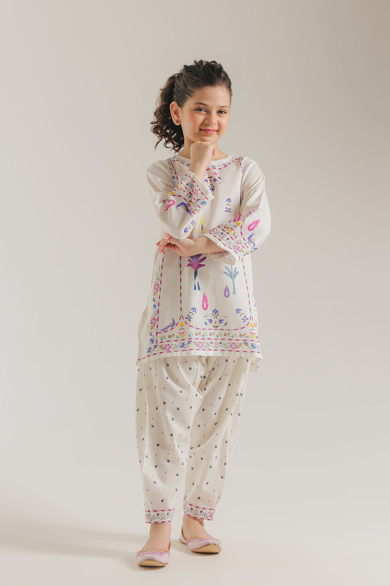 PRINTED SUIT (E1673/402/001 E1673/302/001)