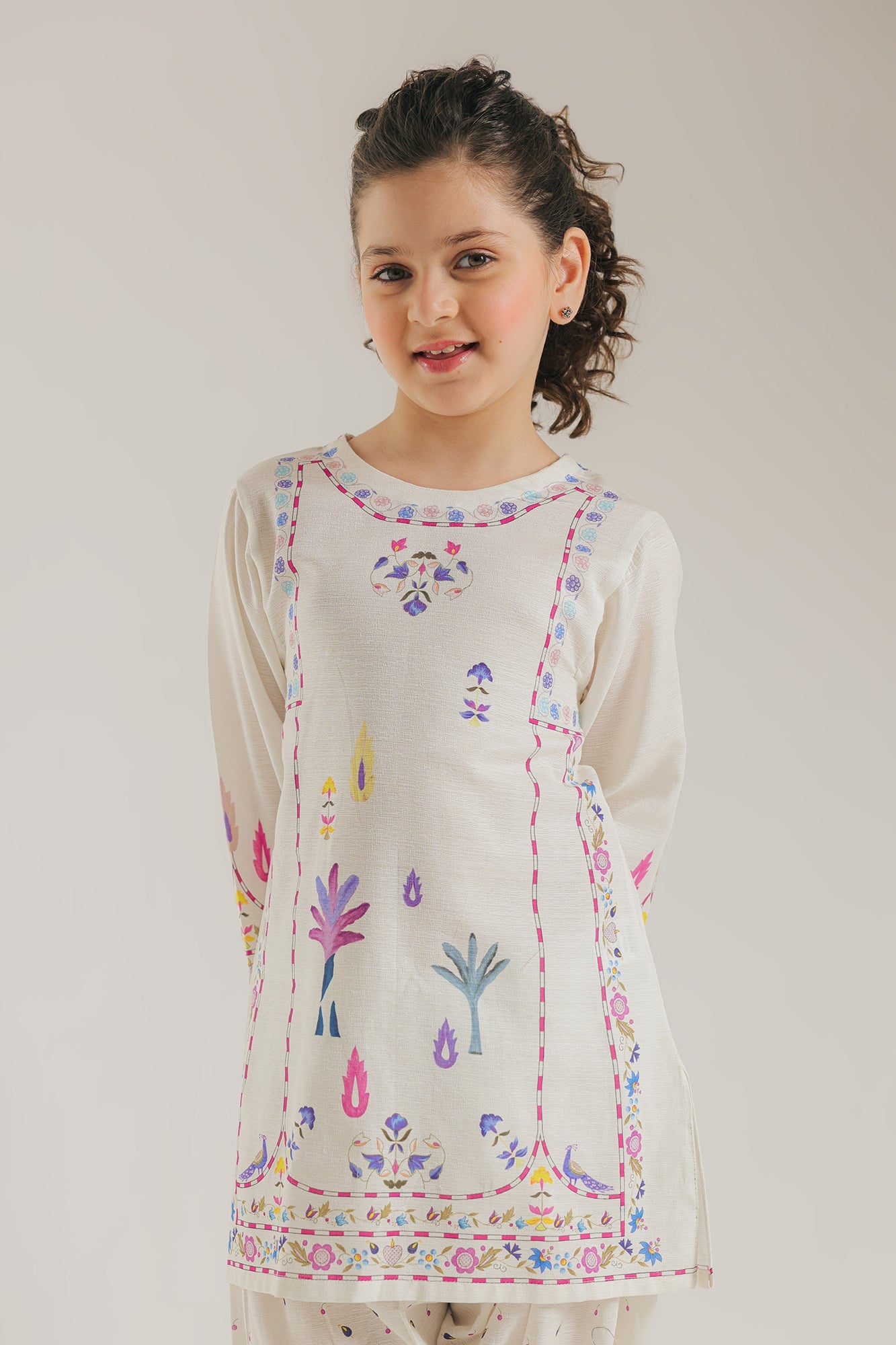 PRINTED SUIT (E1673/402/001 E1673/302/001)