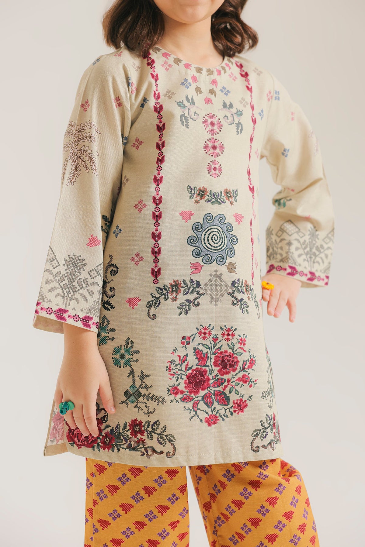 PRINTED SUIT (E1805-402-006 E1805-302-006)