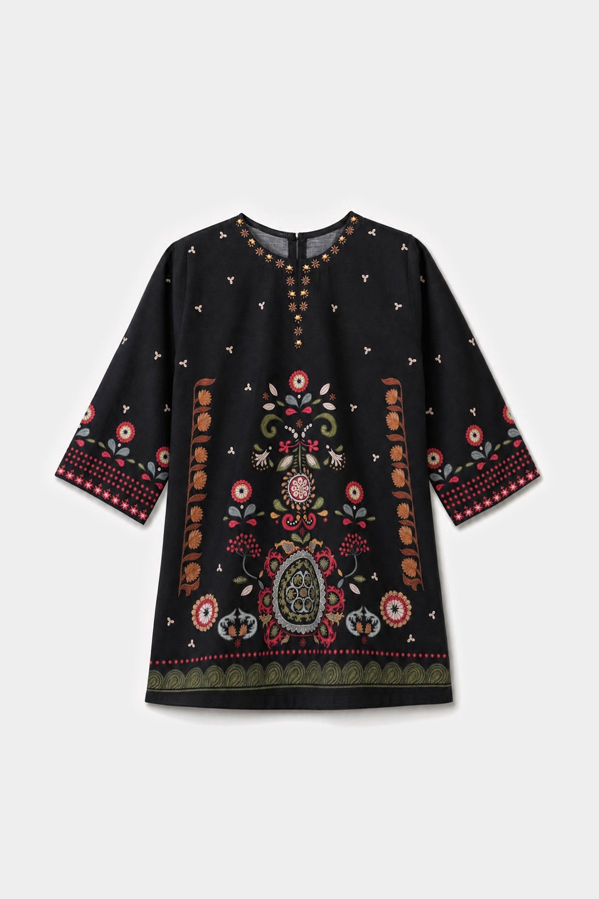 EMBROIDERED SUIT (E1808-402-902 E1808-302-902)