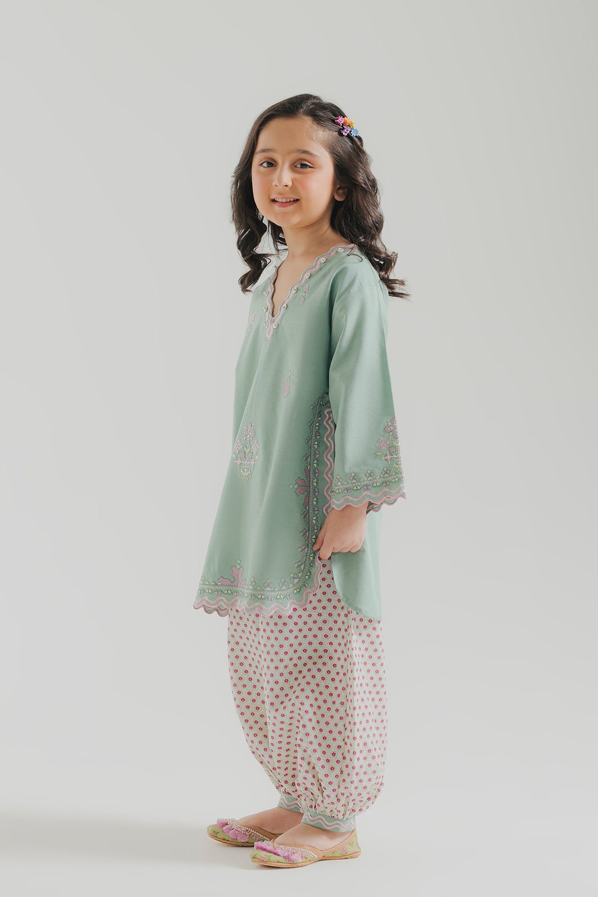EMBROIDERED SUIT (E1817-402-718 E1817-302-718)