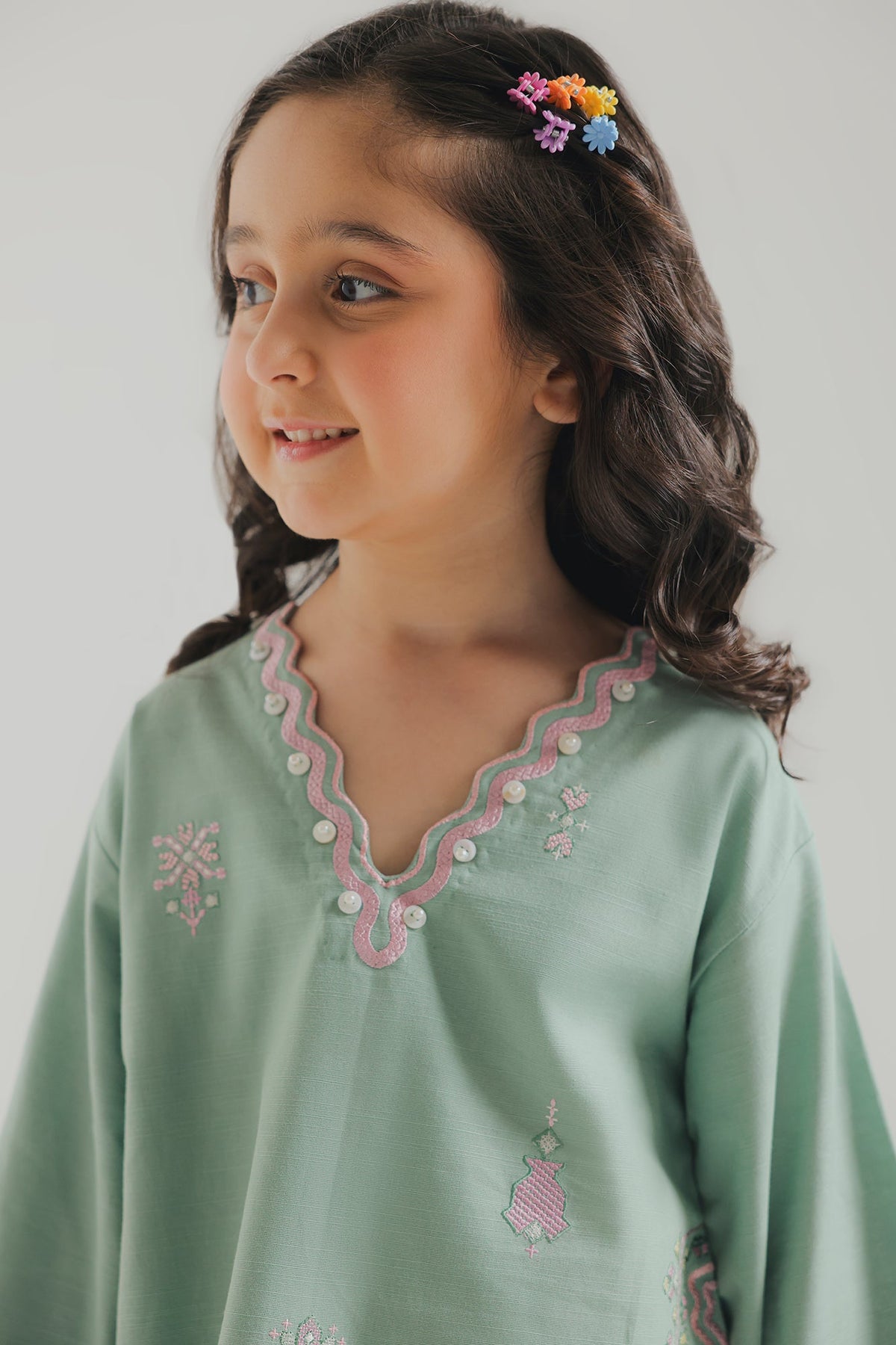 EMBROIDERED SUIT (E1817-402-718 E1817-302-718)