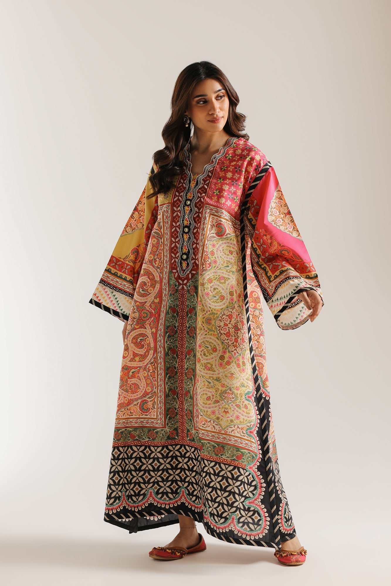 PRINTED KAFTAN (E4316/103/109)