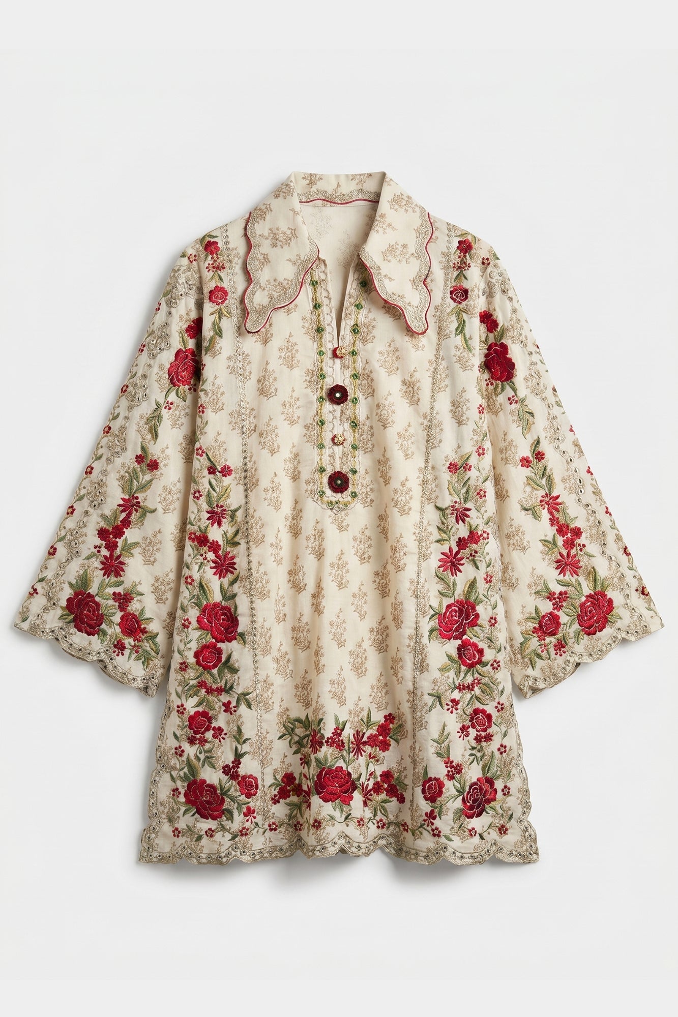 EMBROIDERED SUIT (E4350/103/003)