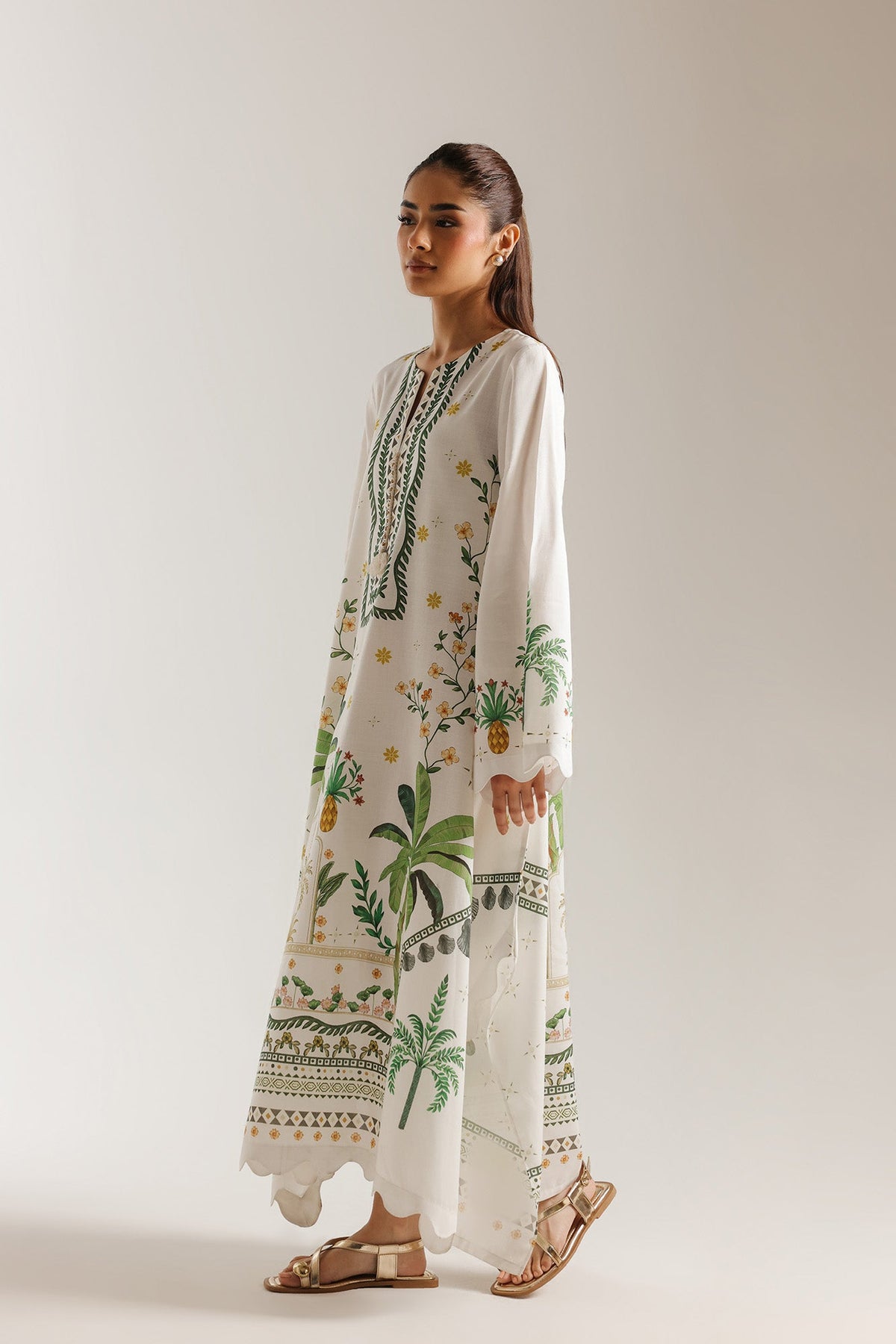 EMBROIDERED DRESS (E7510/102/002)