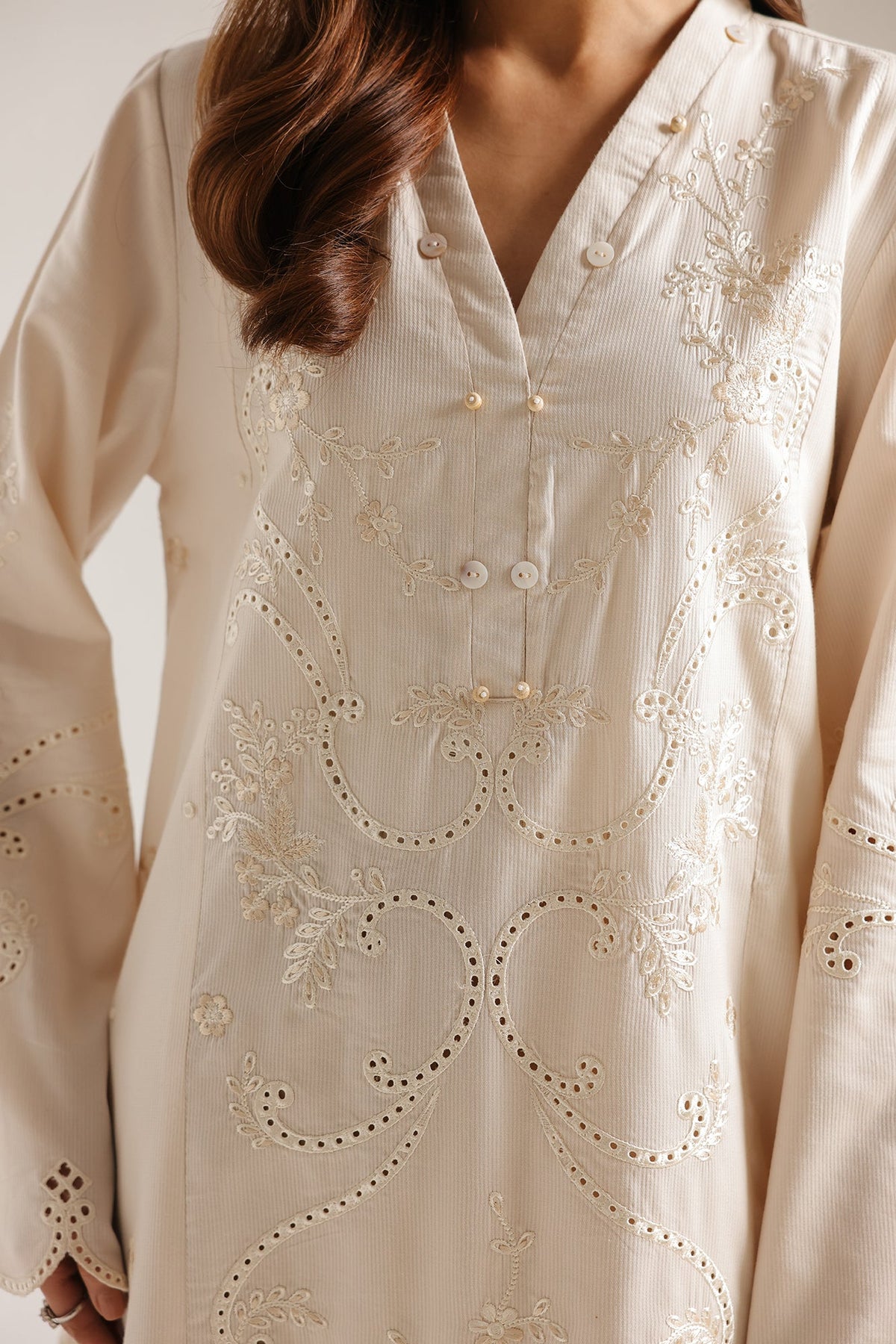 EMBROIDERED DRESS (E7515/102/005)