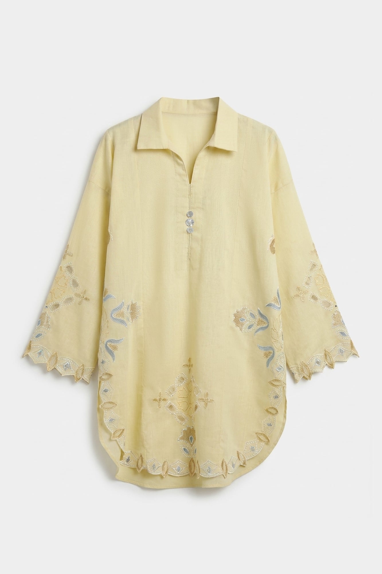 EMBROIDERED SUIT (E7638/102/110)
