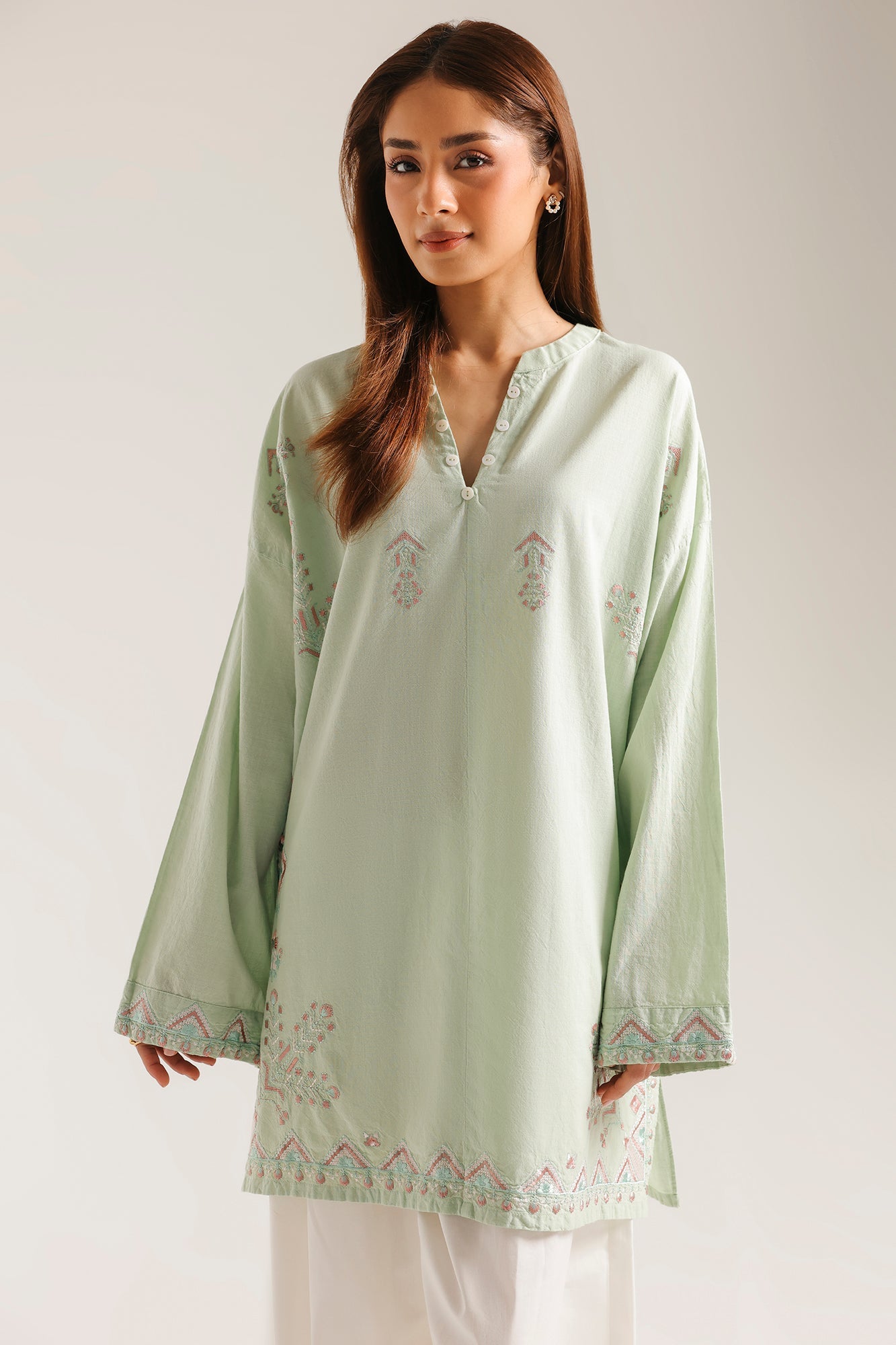 EMBROIDERED KURTI (E8007/102/130)