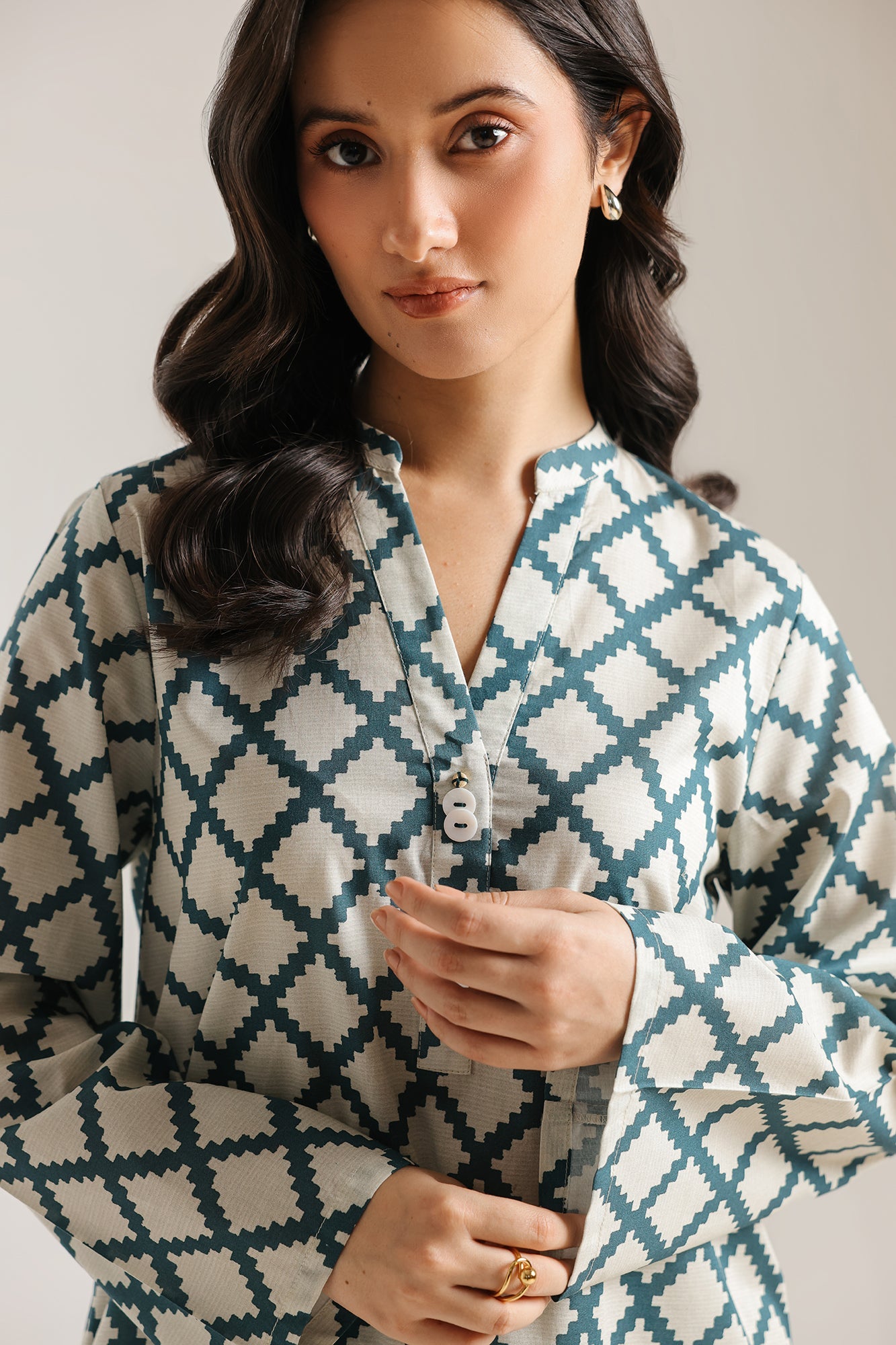 PRINTED SUIT (E8201/102/004)