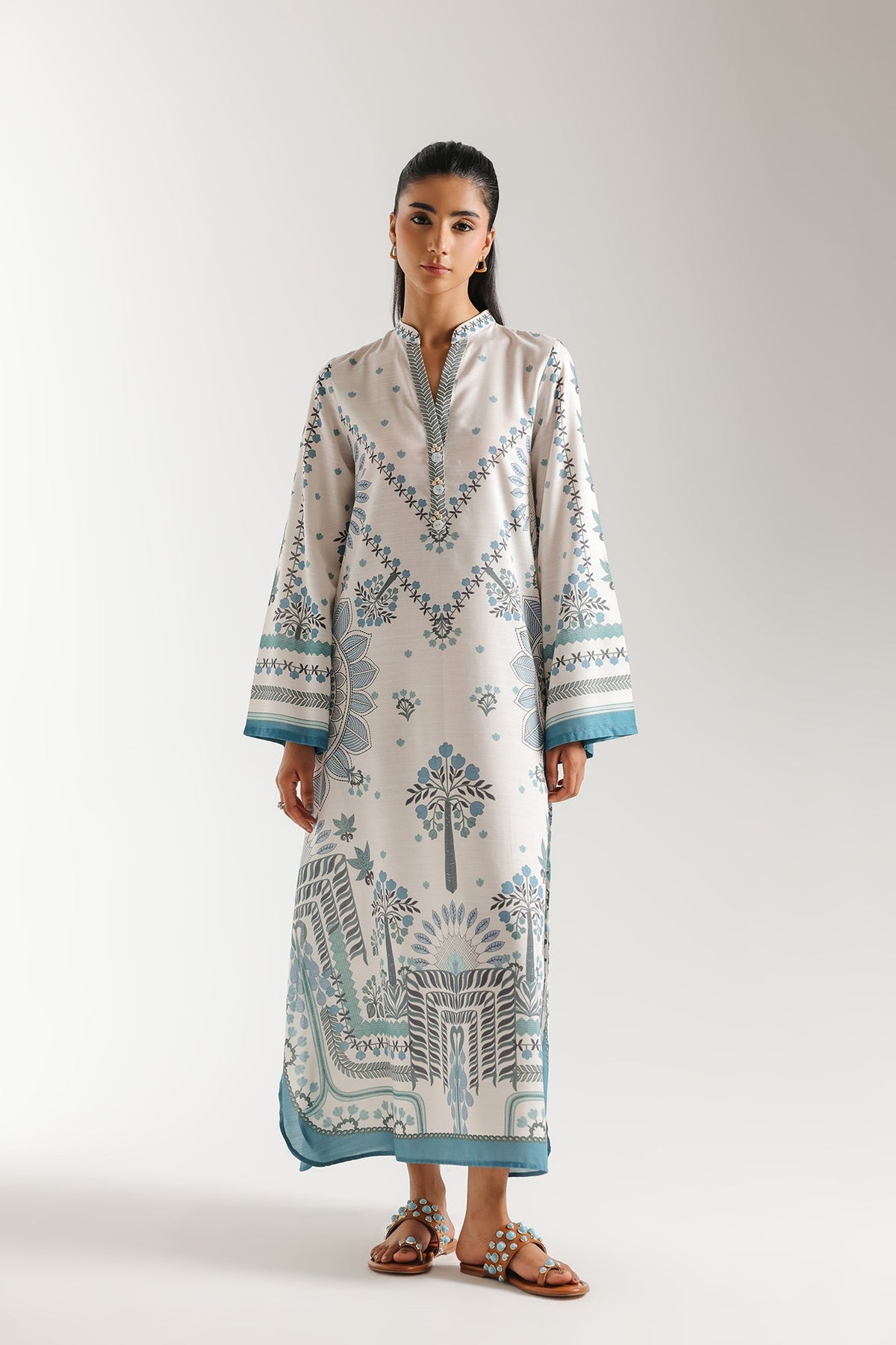 EMBROIDERED DRESS (E8383/102/003)