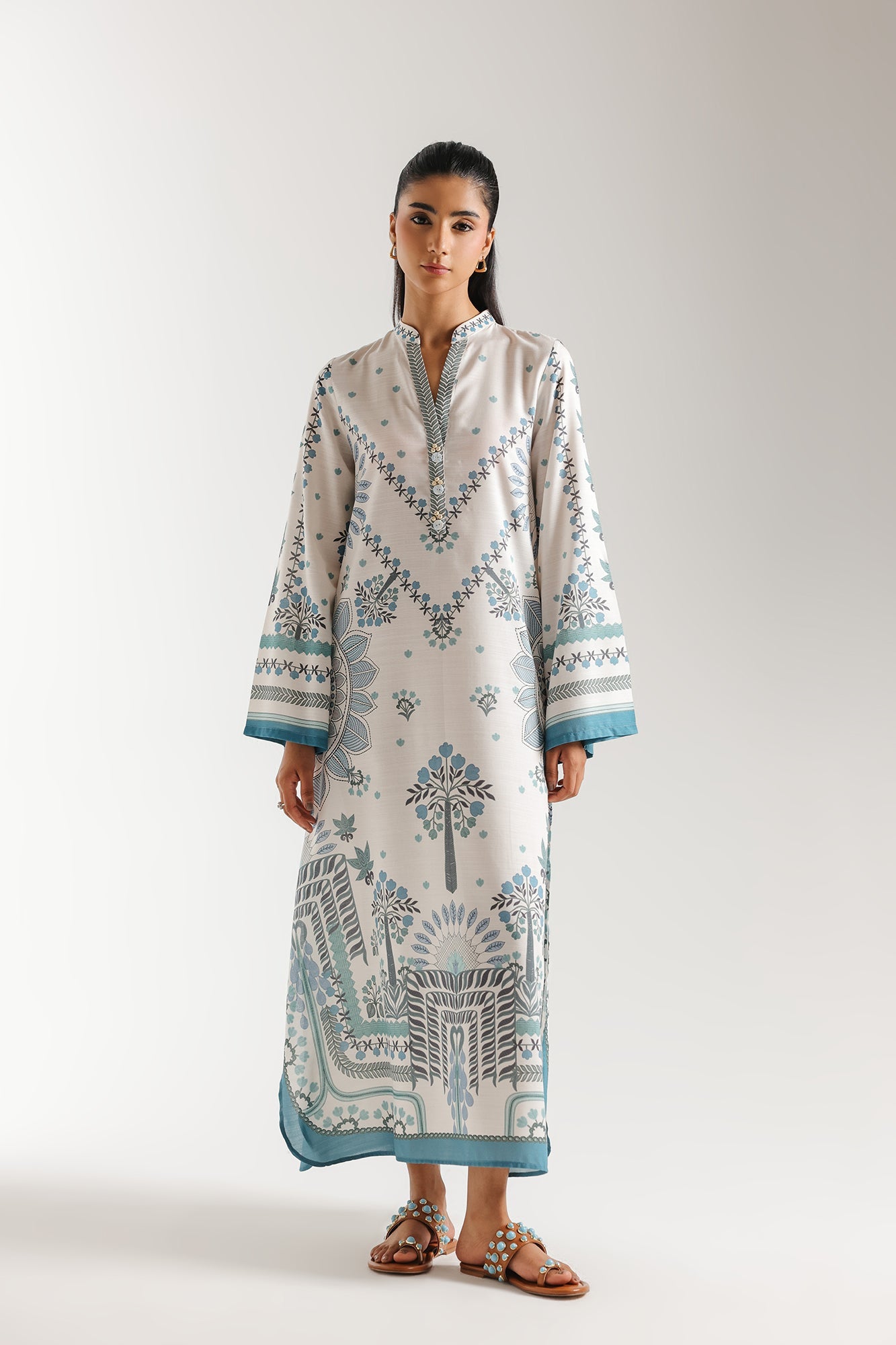 EMBROIDERED DRESS (E8383/102/003)