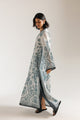 3 Piece Embroidered Raw Silk Suit