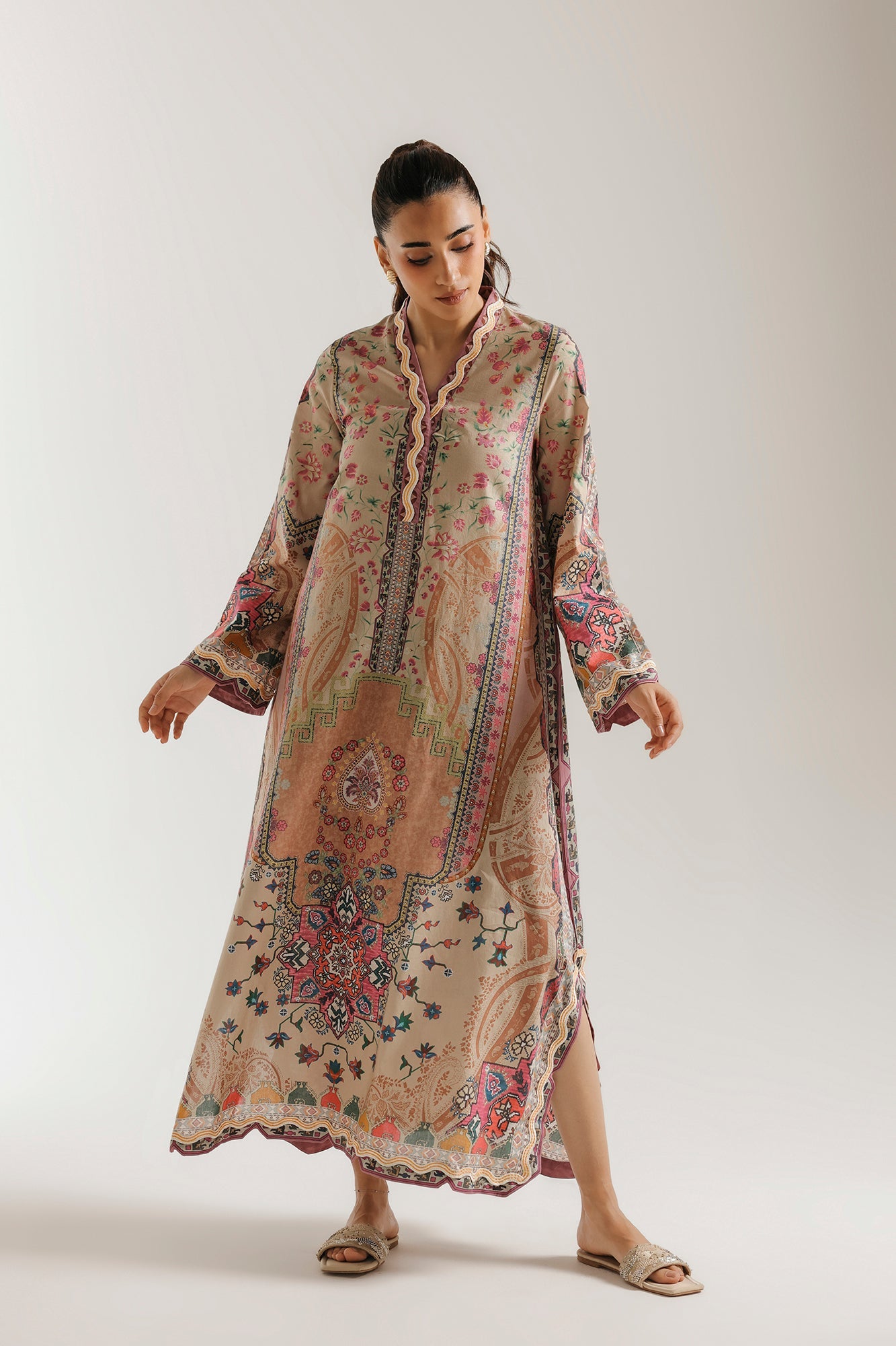PRINTED KAFTAN (E9211/102/112)