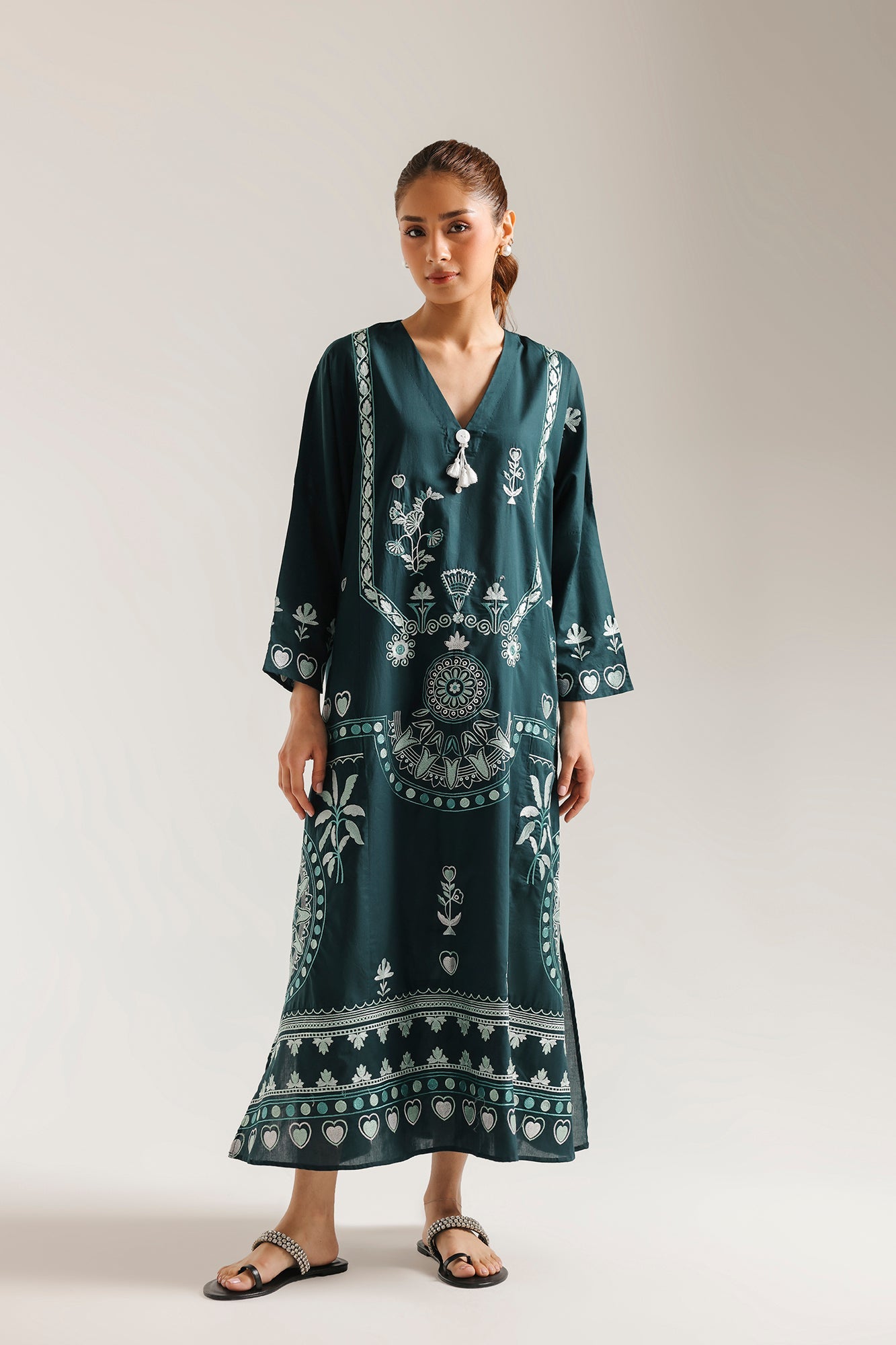 Ethnc - EMBROIDERED DRESS