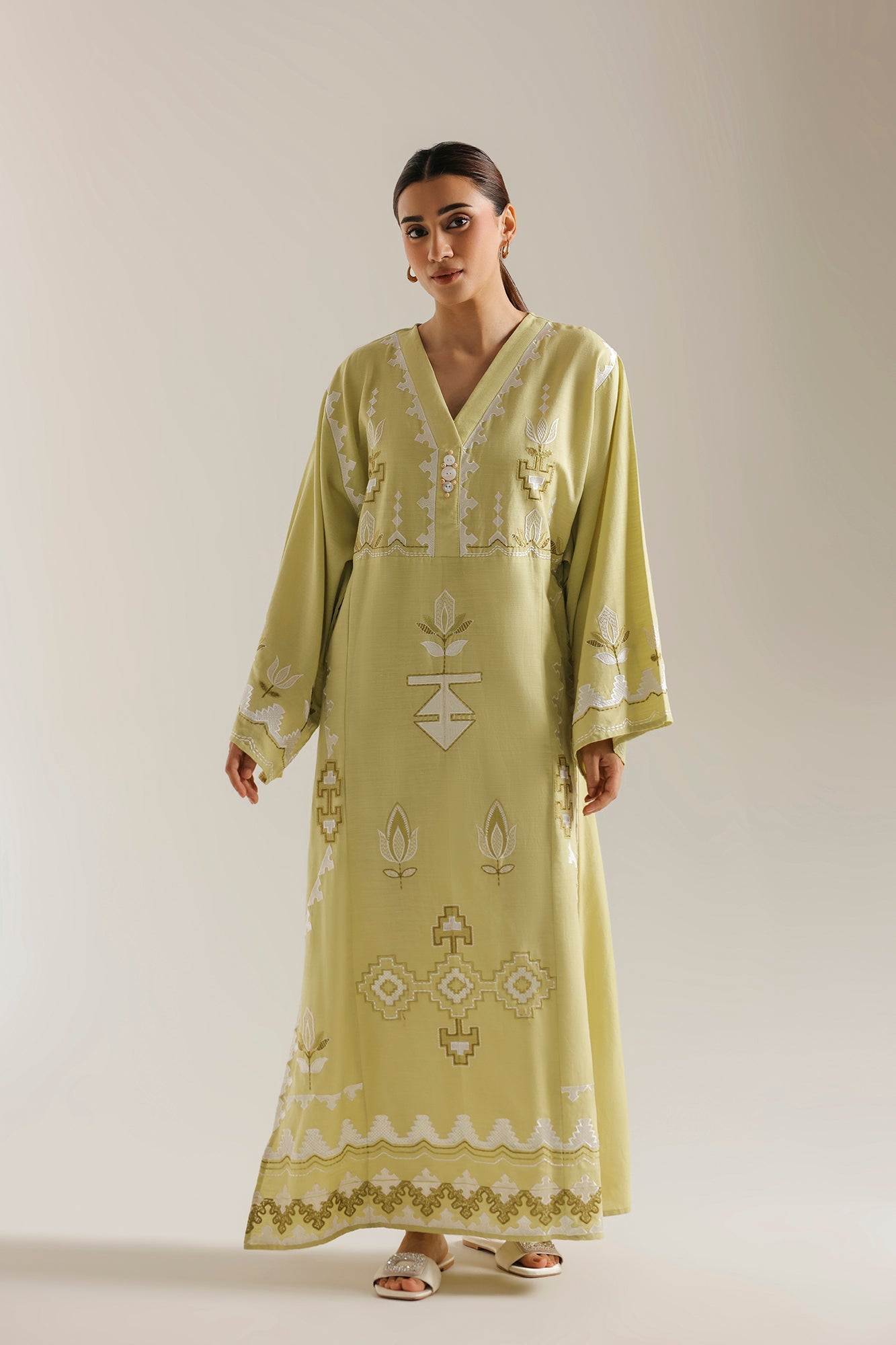EMBROIDERED DRESS (E9306/102/129)