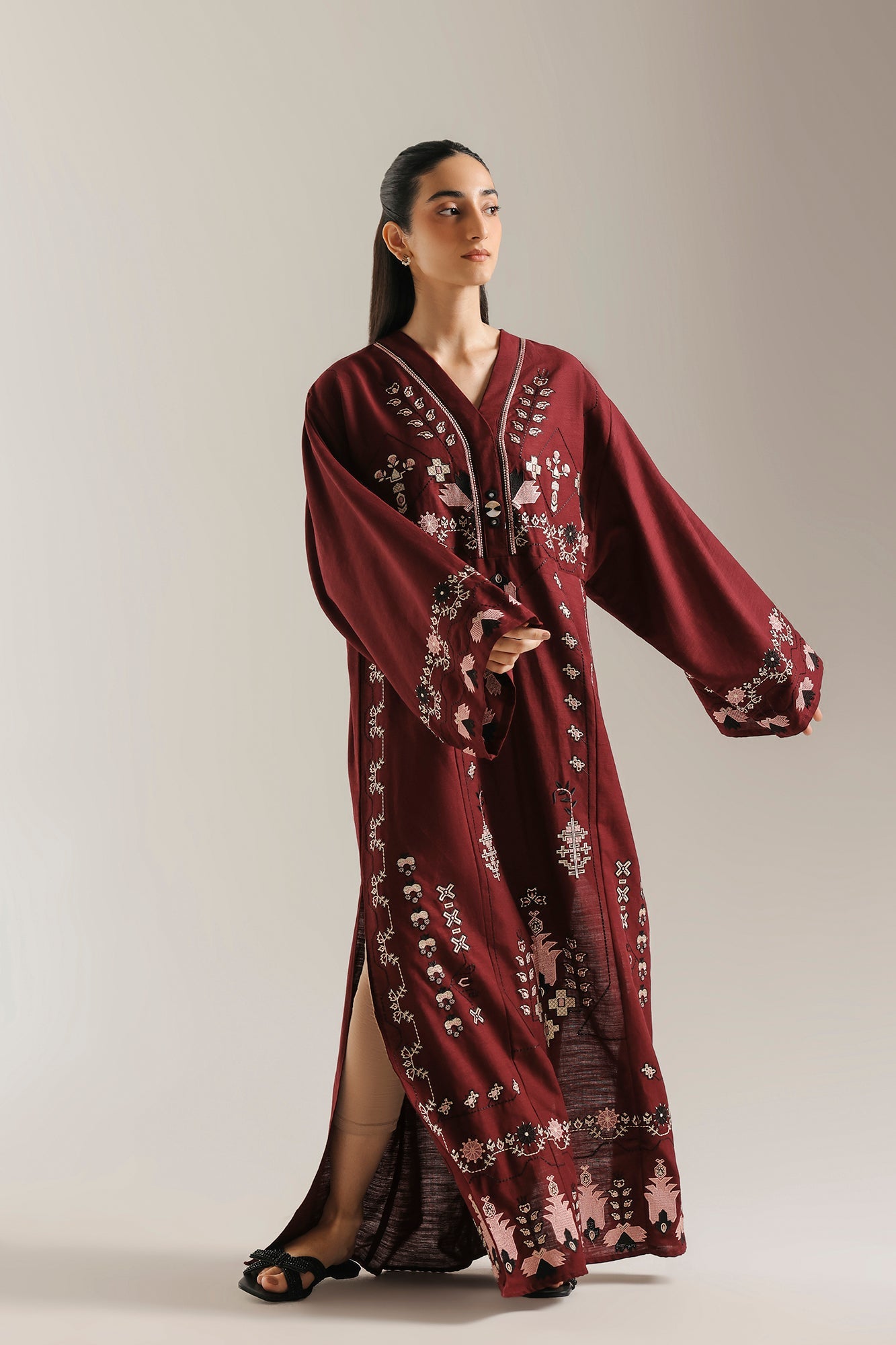 EMBROIDERED DRESS (E9309-102-519)