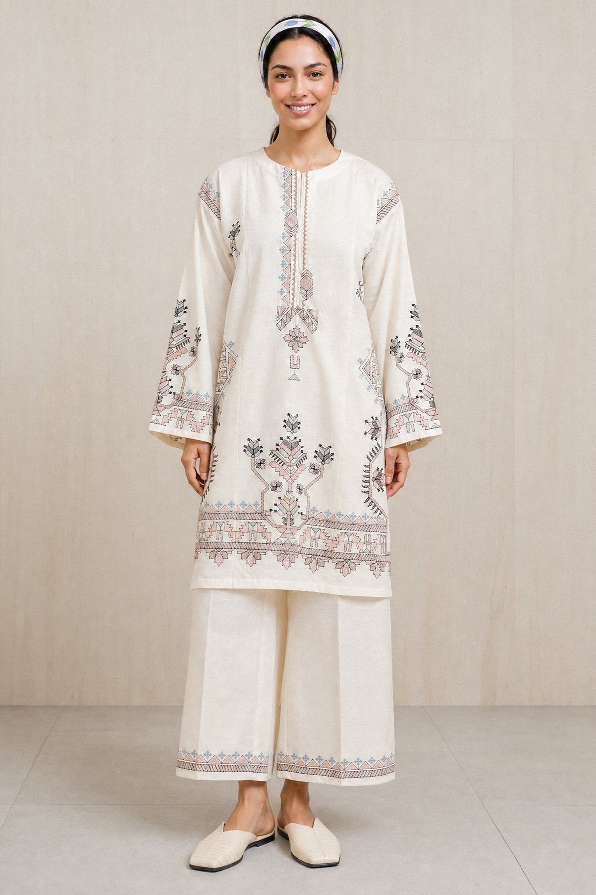 EMBROIDERED SUIT (E9328-102-005)