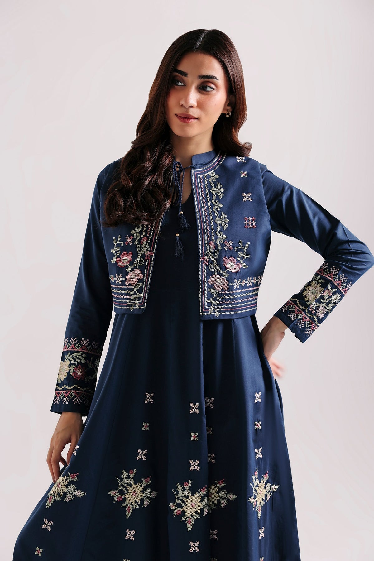 EMBROIDERED DRESS (E9373-102-621)
