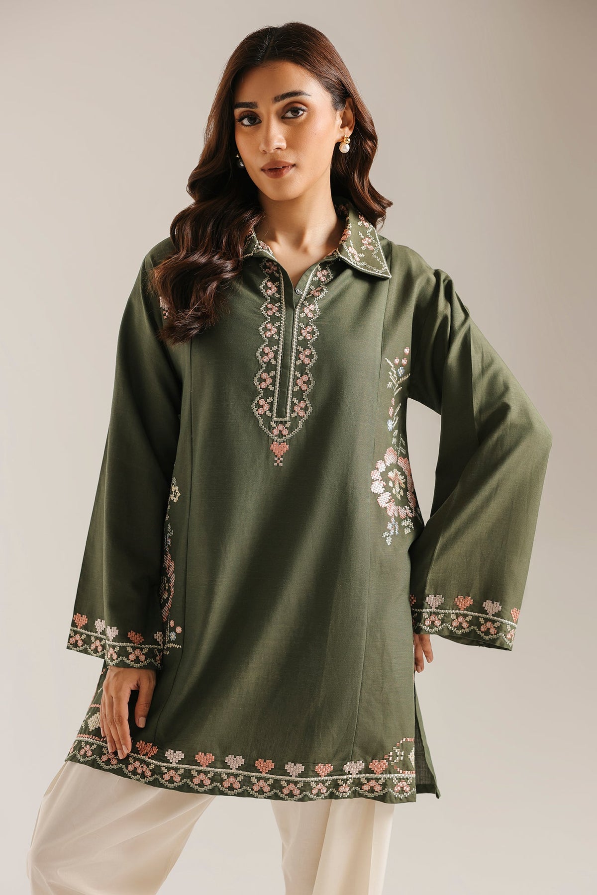 EMBROIDERED KURTI (E9605-102-120)