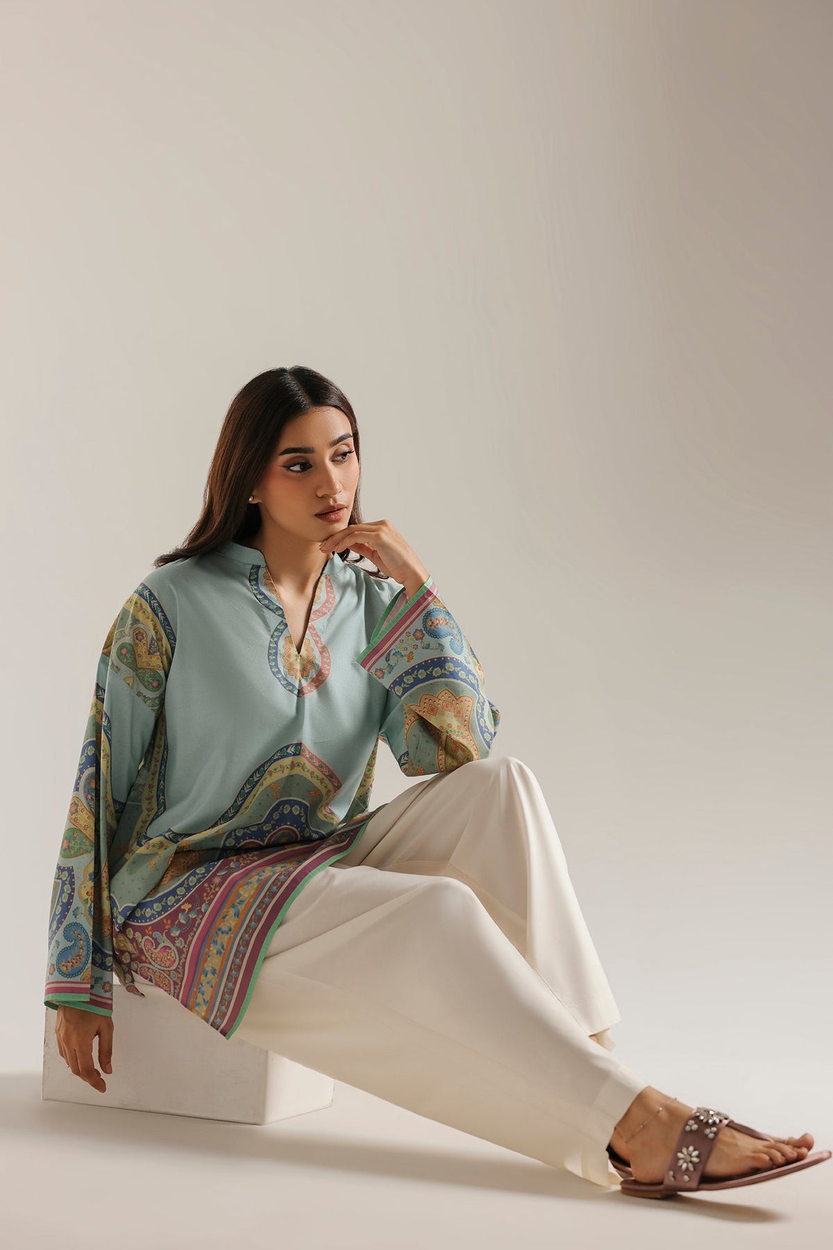 PRINTED KURTI (E9619-102-616)