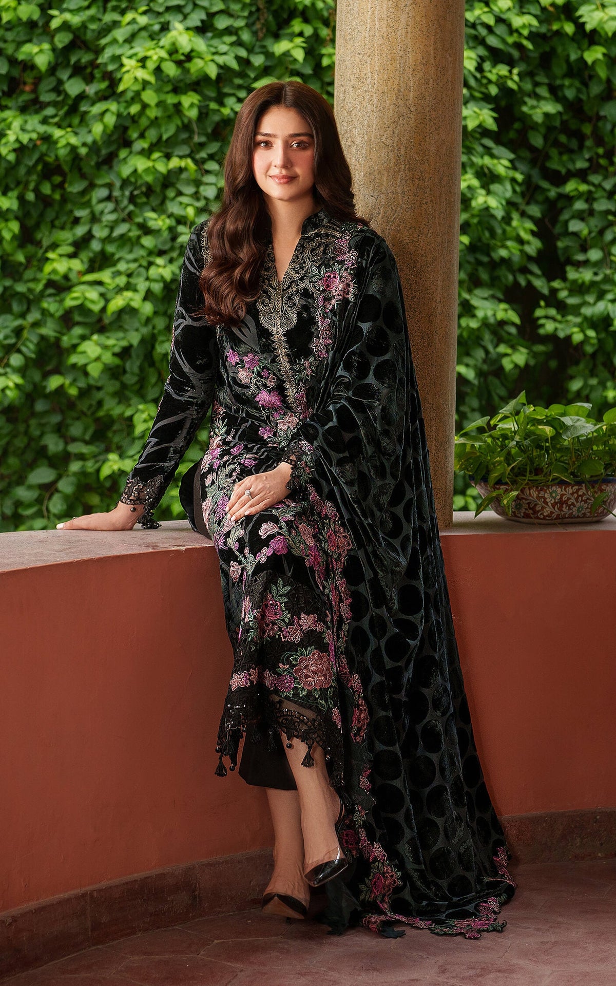 Eira LWC25-02 | 3pcs Embroidered Unstitched Winter