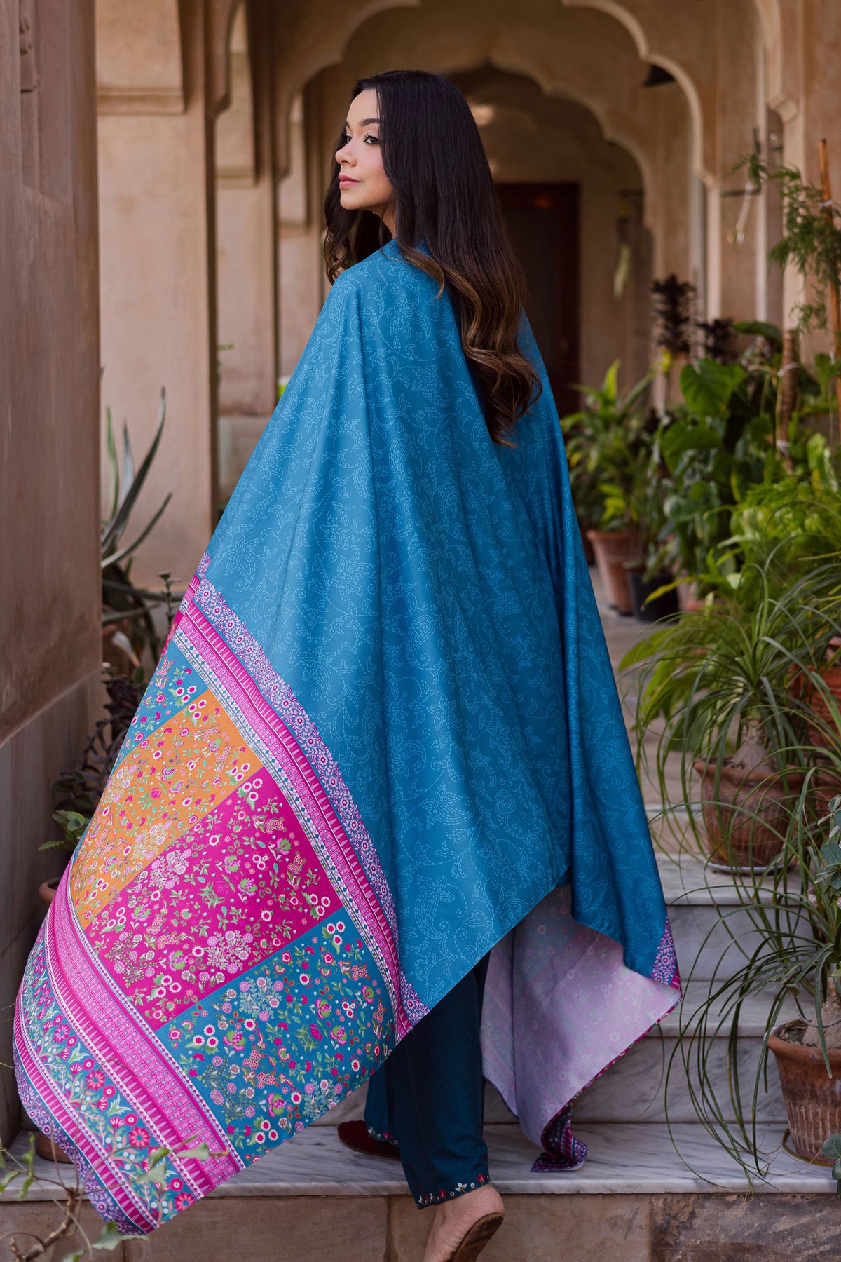 Elika 3Pc - Embroidered Karandi Dress