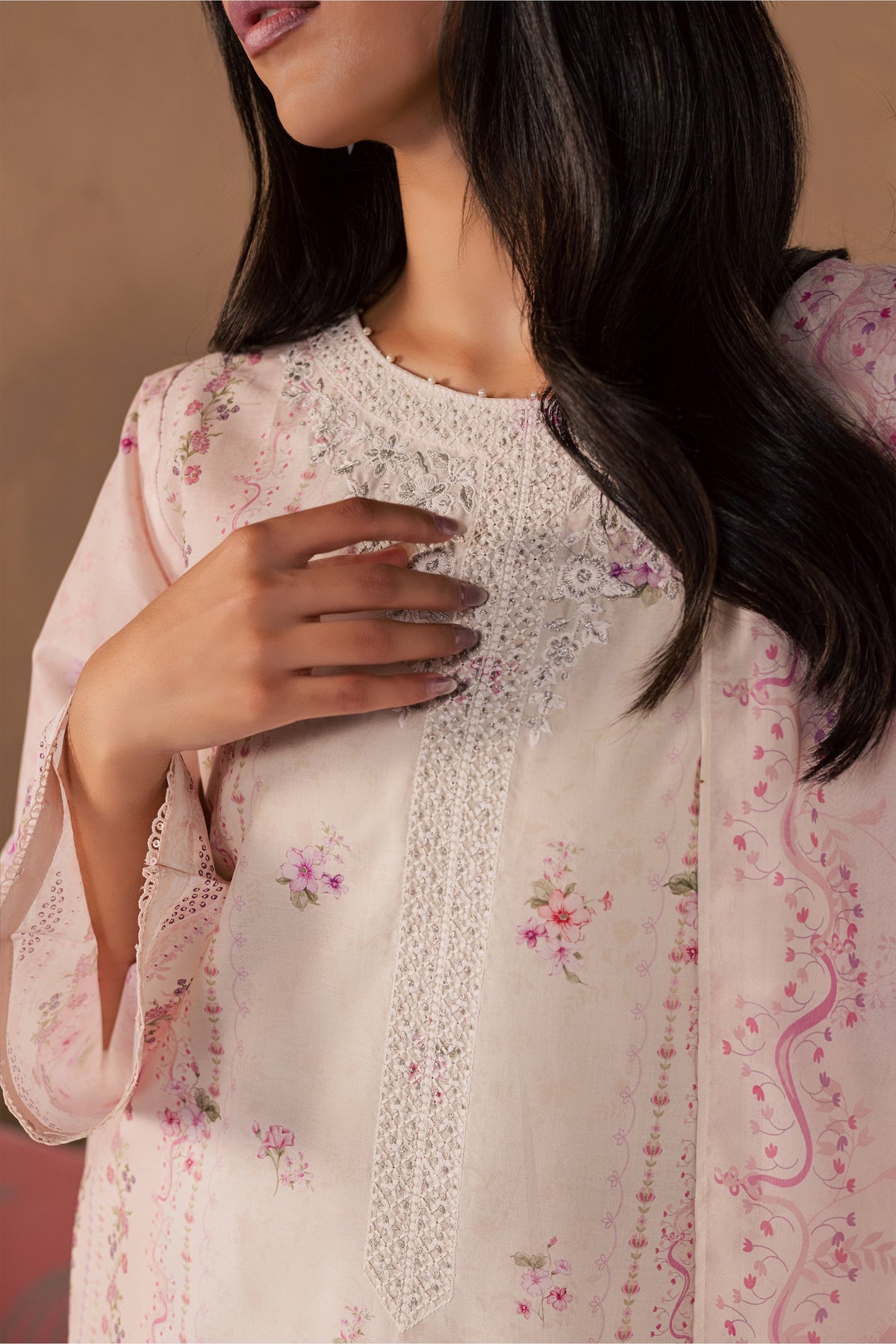 Elora 3Pc - Printed Lawn Dress