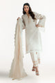 3 Piece Embroidered Lawn Suit With Embroidered Denting Dupatta