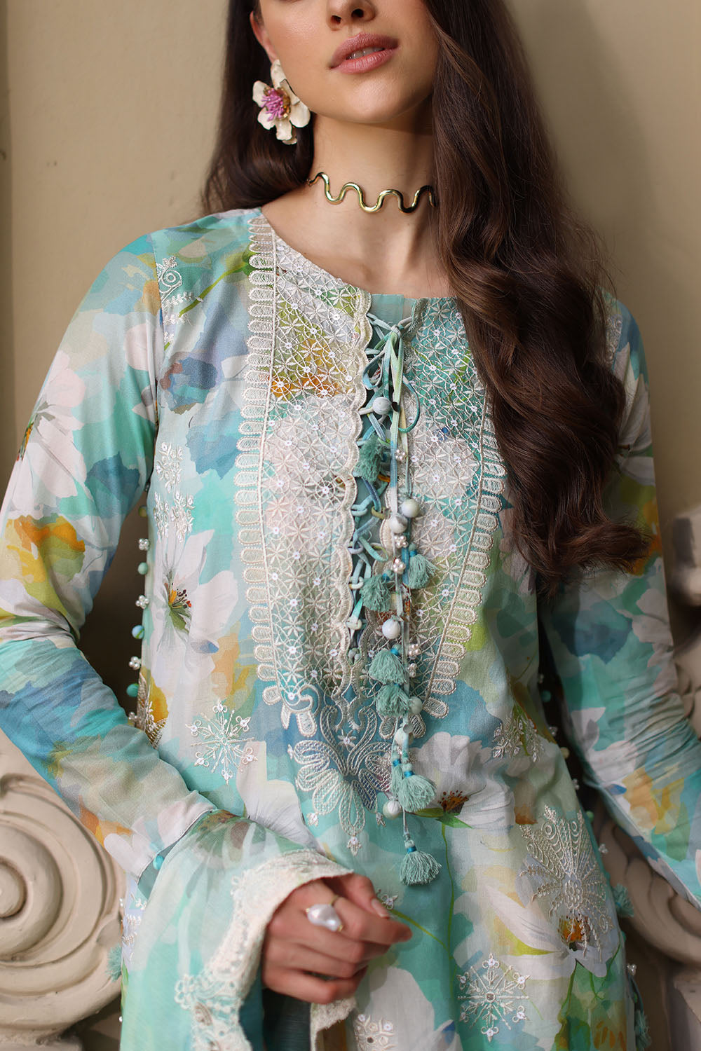 3 Piece Embroidered Printed Lawn Suit