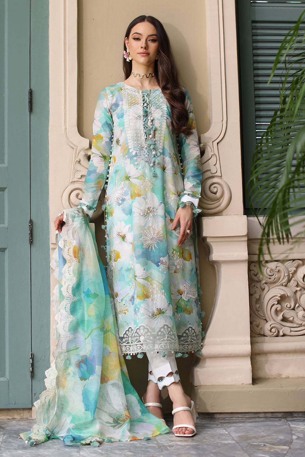 3 Piece Embroidered Printed Lawn Suit