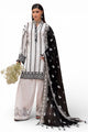 3 Piece Lacquer Printed Lawn Suit With Embroidered Lacquer Printed Denting Dupatta And Printed Trouser