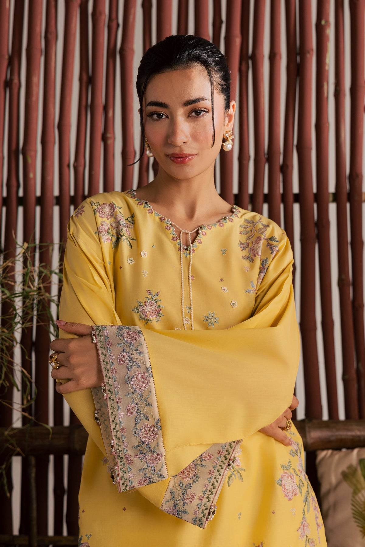 Eve 2Pc - Embroidered Lawn Dress