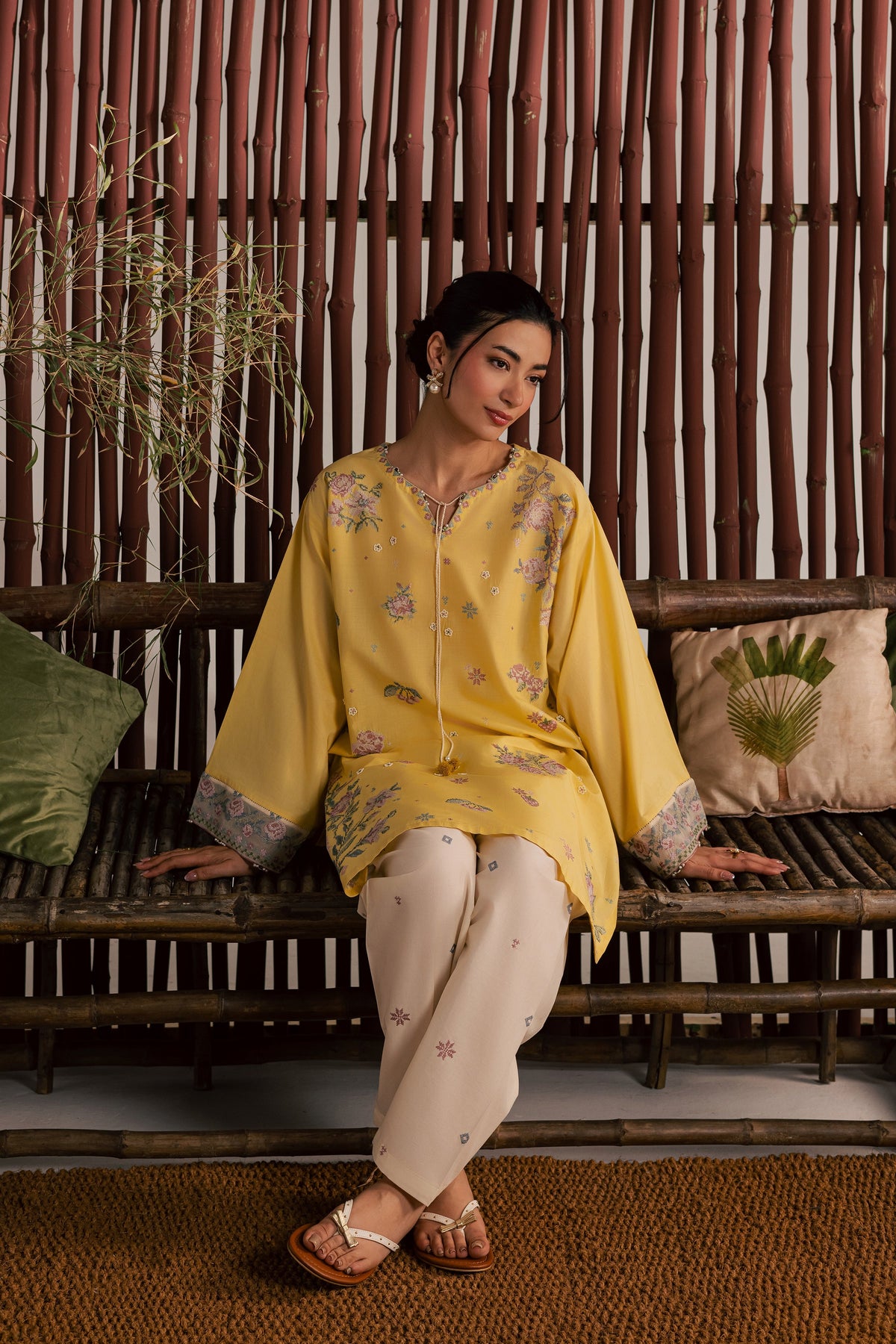 Eve 2Pc - Embroidered Lawn Dress