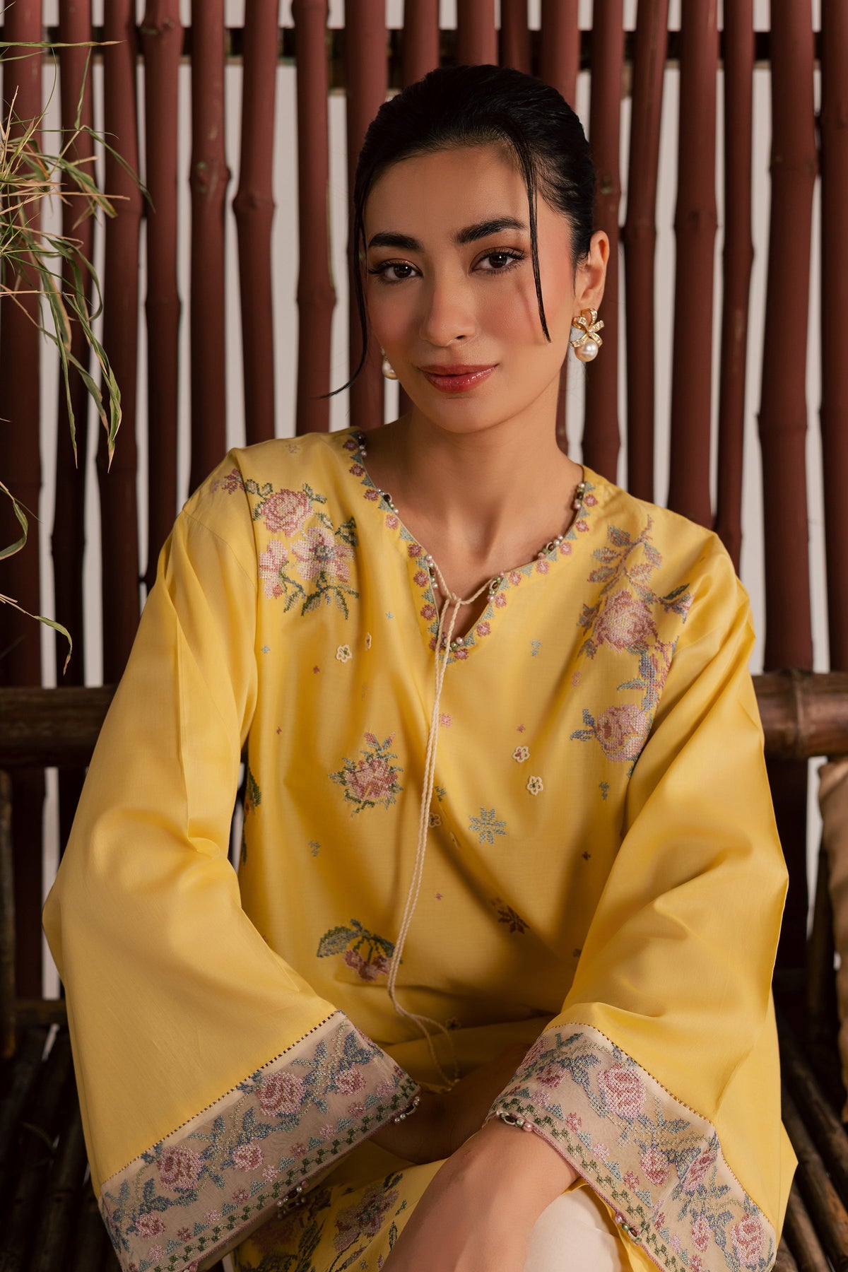 Eve 2Pc - Embroidered Lawn Dress