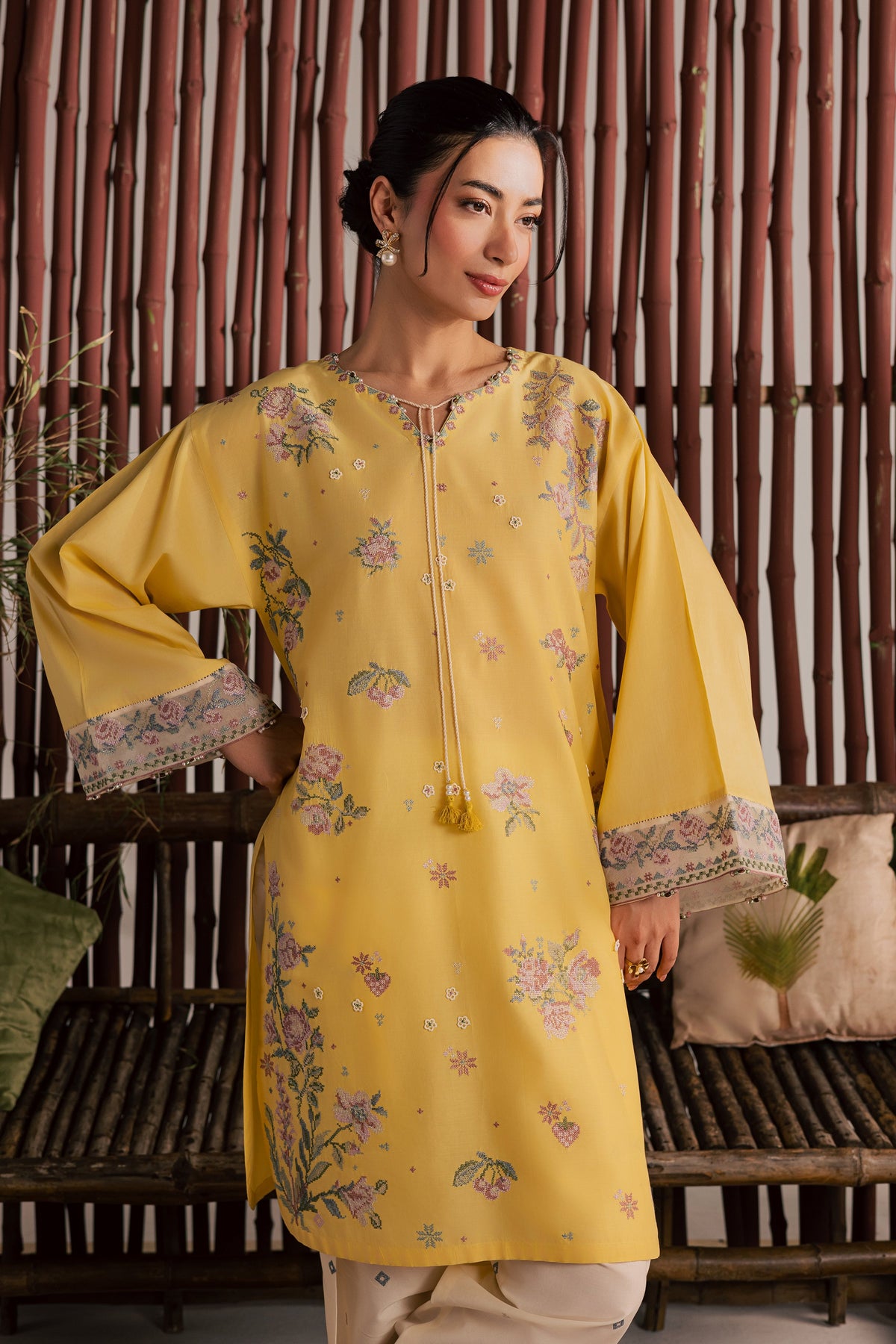 Eve 2Pc - Embroidered Lawn Dress