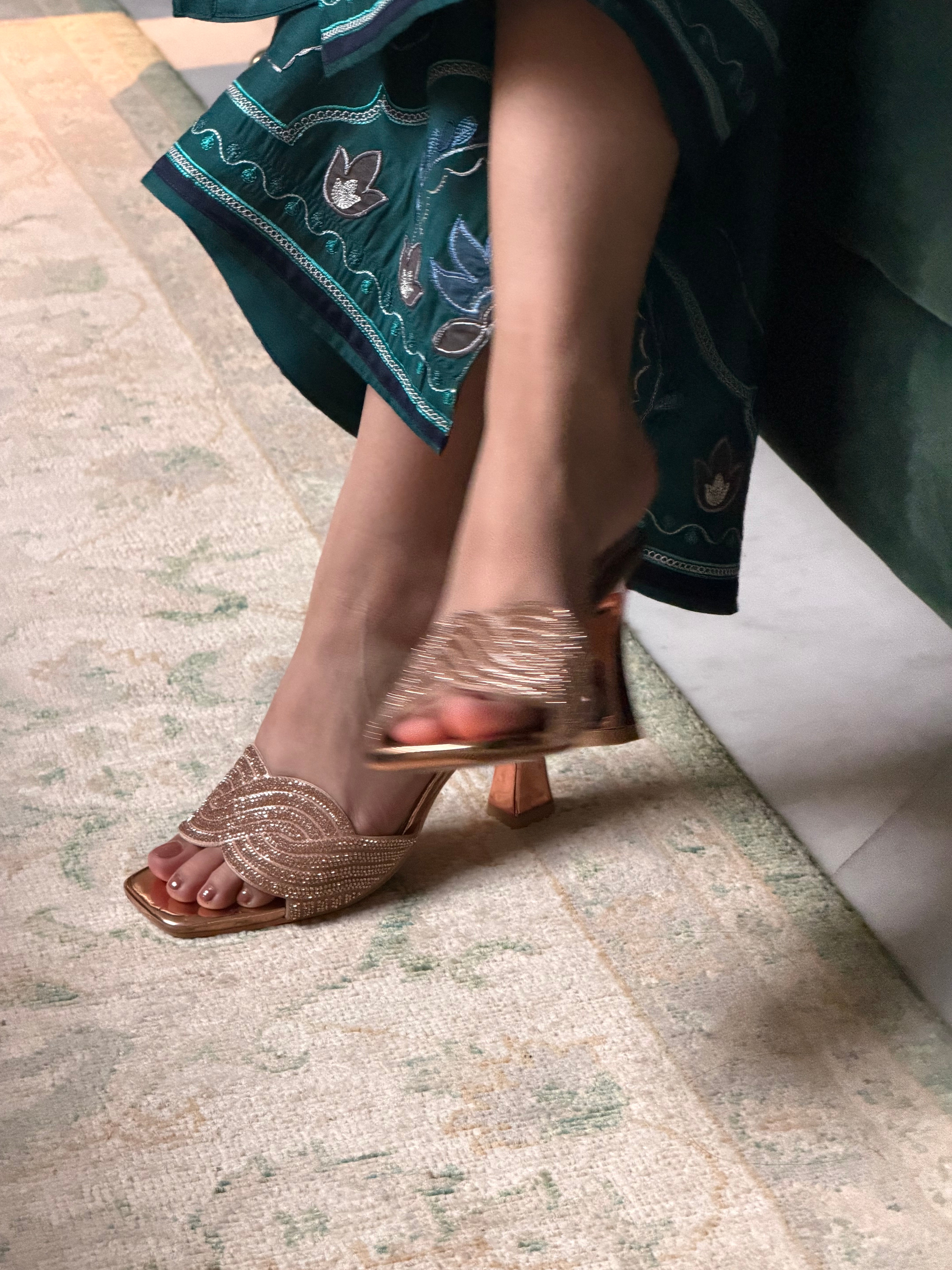 SWIRL BLING HEELS (ZBN-26012)