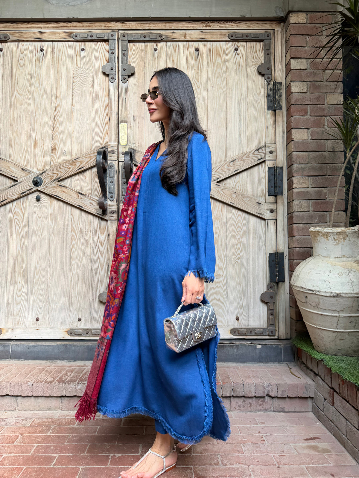 Persian Blue Dhaaga Set