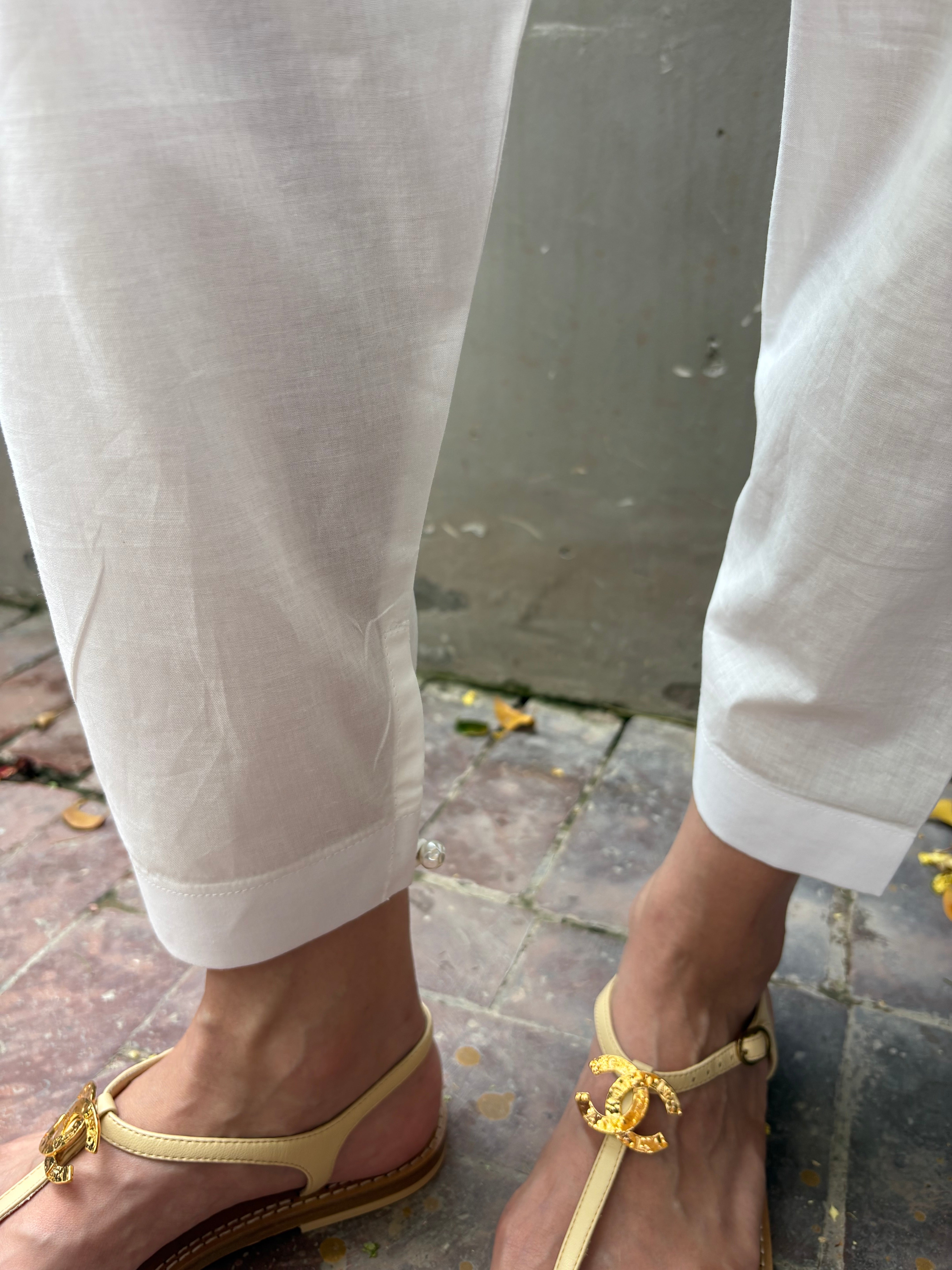 Yellow Tie & Dye Chikankari Toby