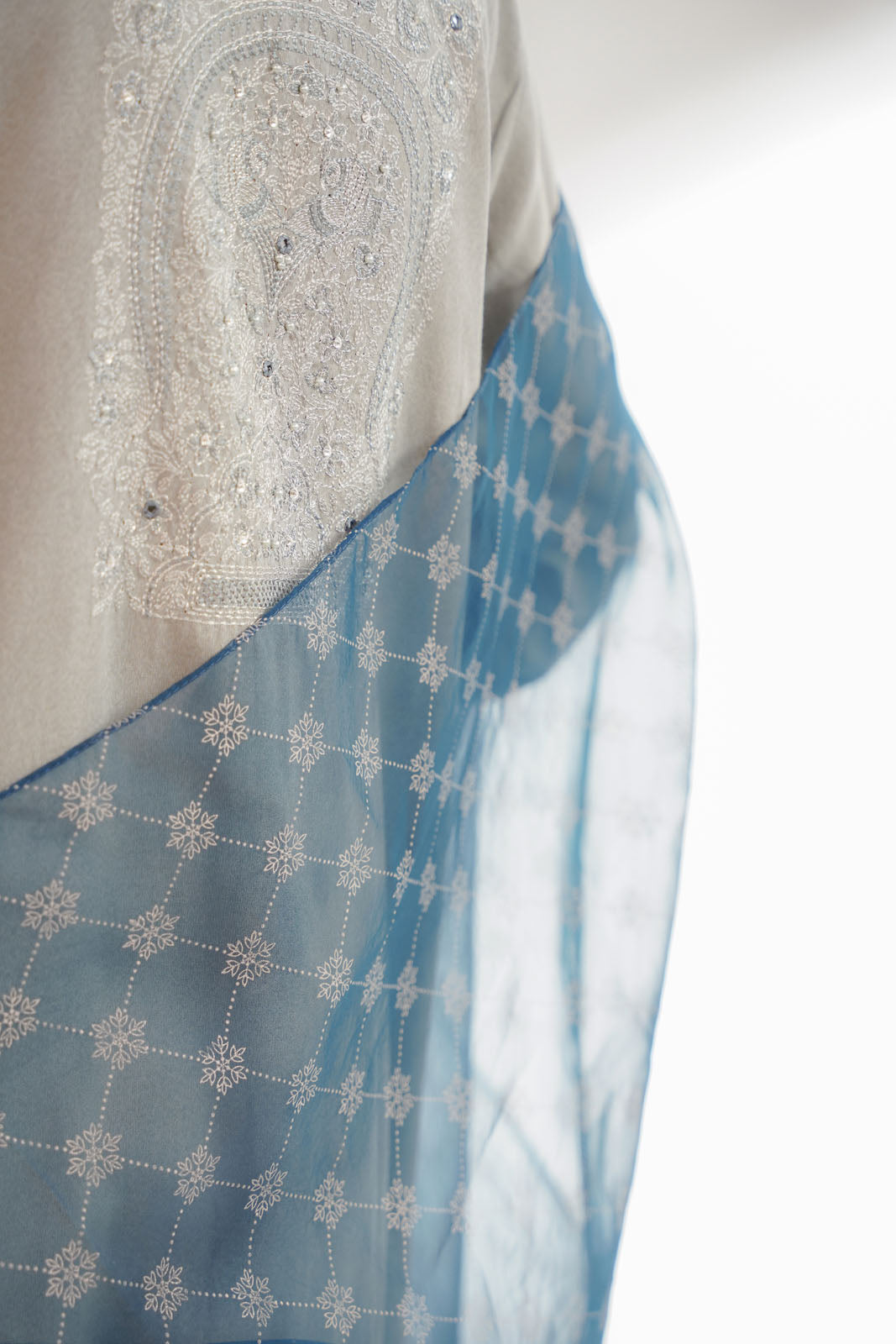 1 Piece Printed Organza Printed Dupattas/Stoles (FD0066)