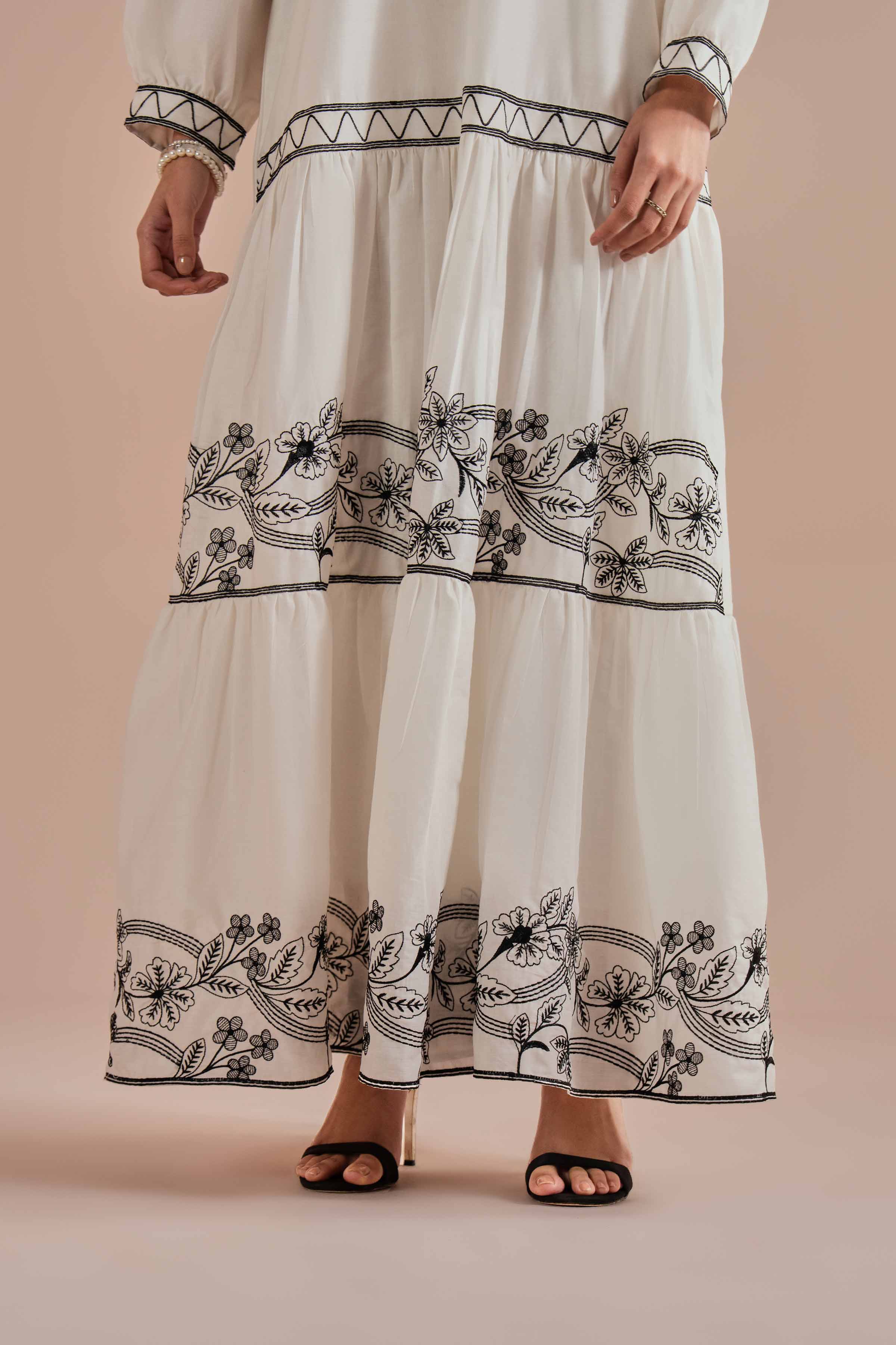 Embroidered Dress - FE26-35