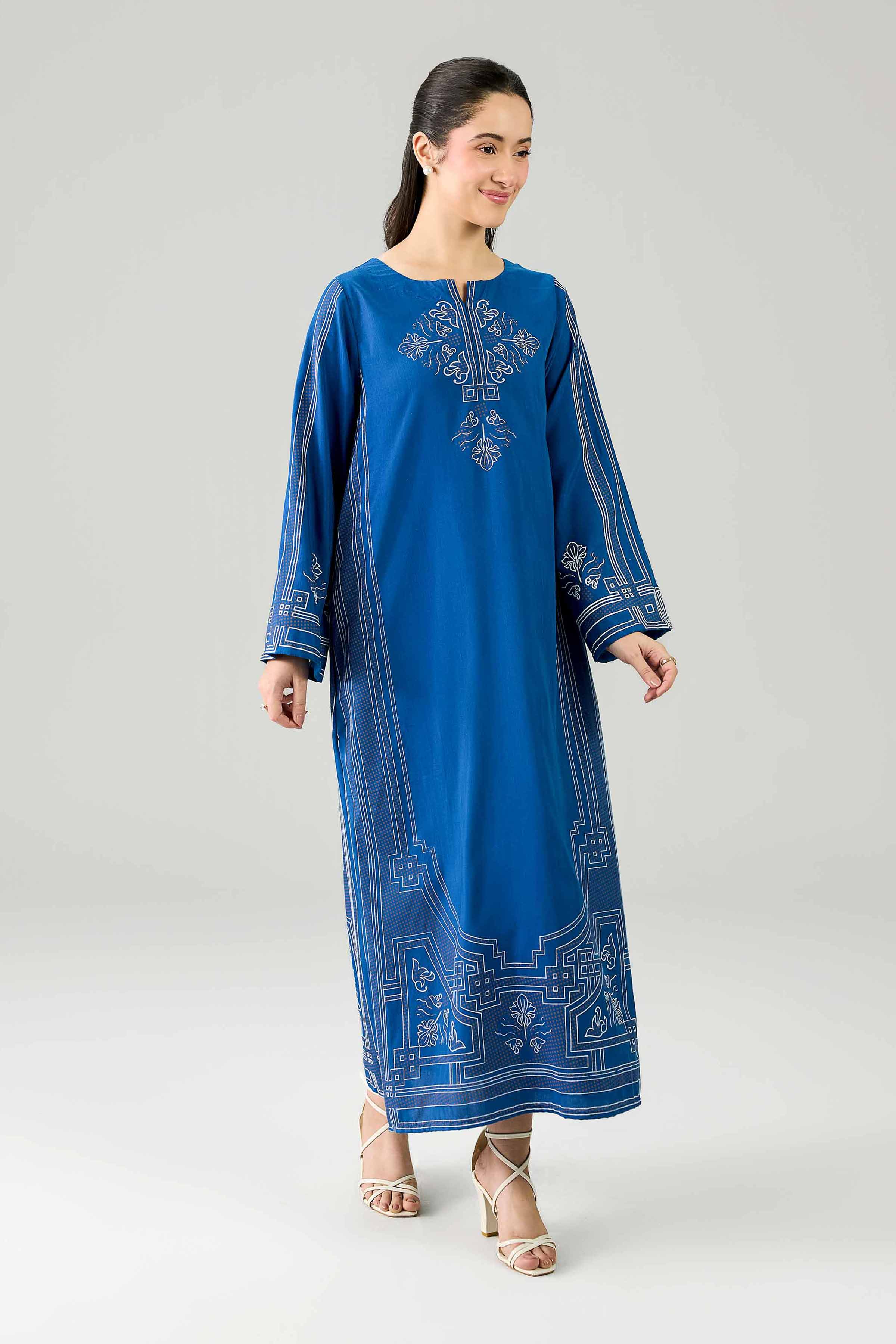 Printed Dress - Fe26-80
